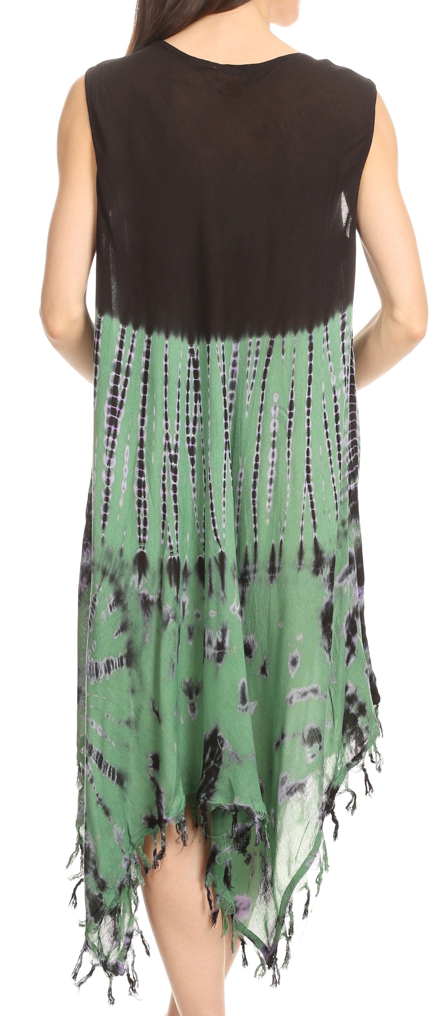 Sakkas Dori Women's Long Sleeves Casual Loose Swing Midi Dress Caftan Cover-up - Concordia Style Boutique
