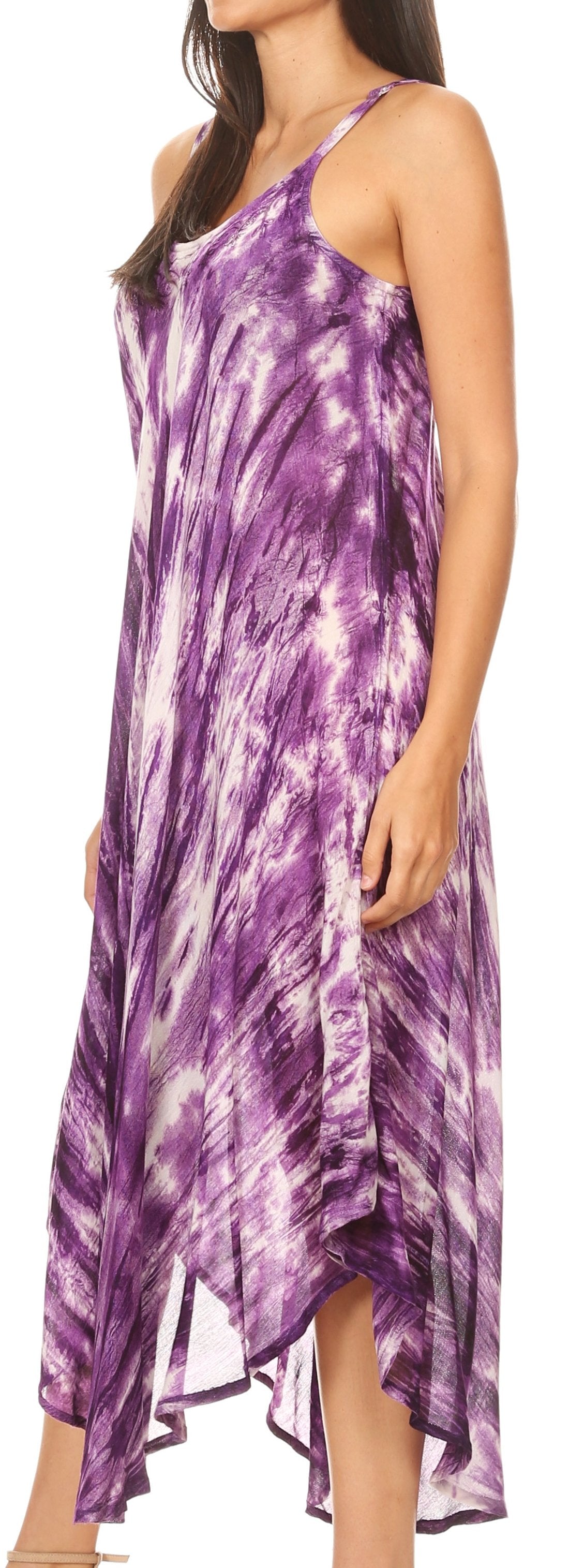 Sakkas Liz Women's Maxi Loose Sleeveless Summer Casual Tank Dress Cover-up Caftan - Concordia Style Boutique