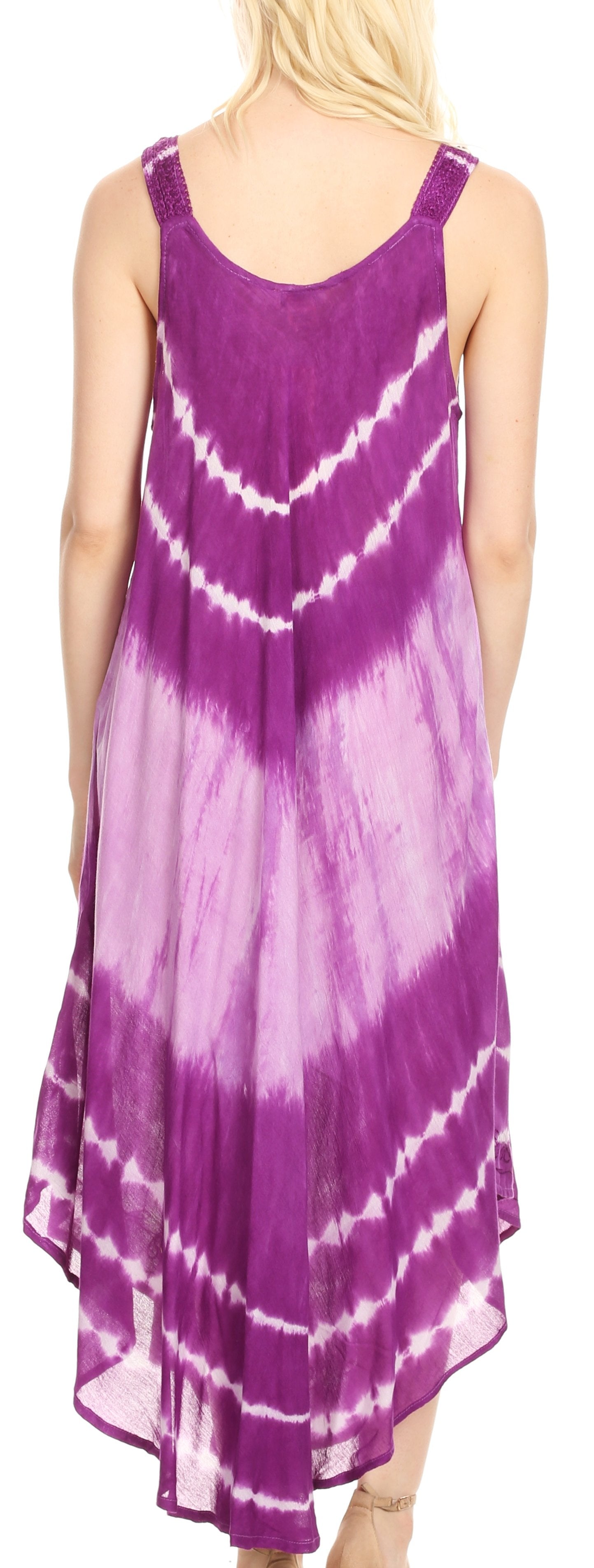 Sakkas Liz Women's Maxi Loose Sleeveless Summer Casual Tank Dress Cover-up Caftan - Concordia Style Boutique