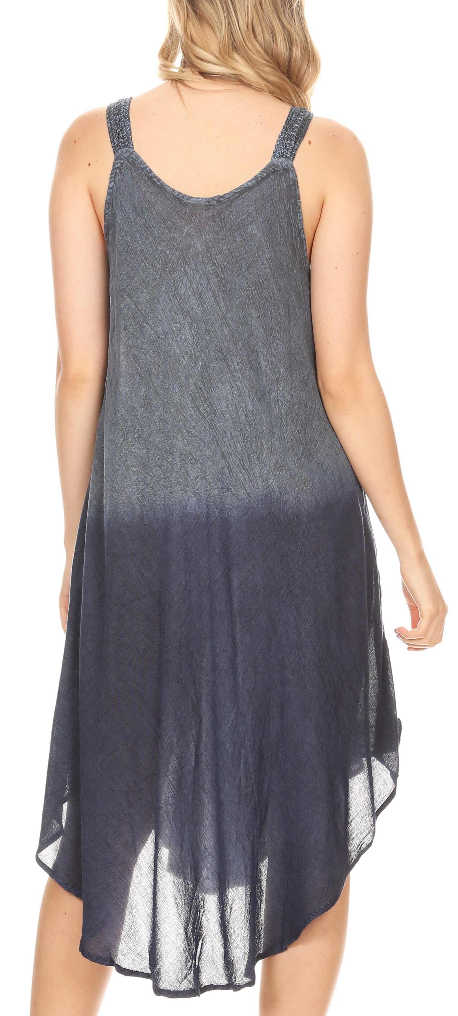 Sakkas Liz Women's Maxi Loose Sleeveless Summer Casual Tank Dress Cover-up Caftan - Concordia Style Boutique