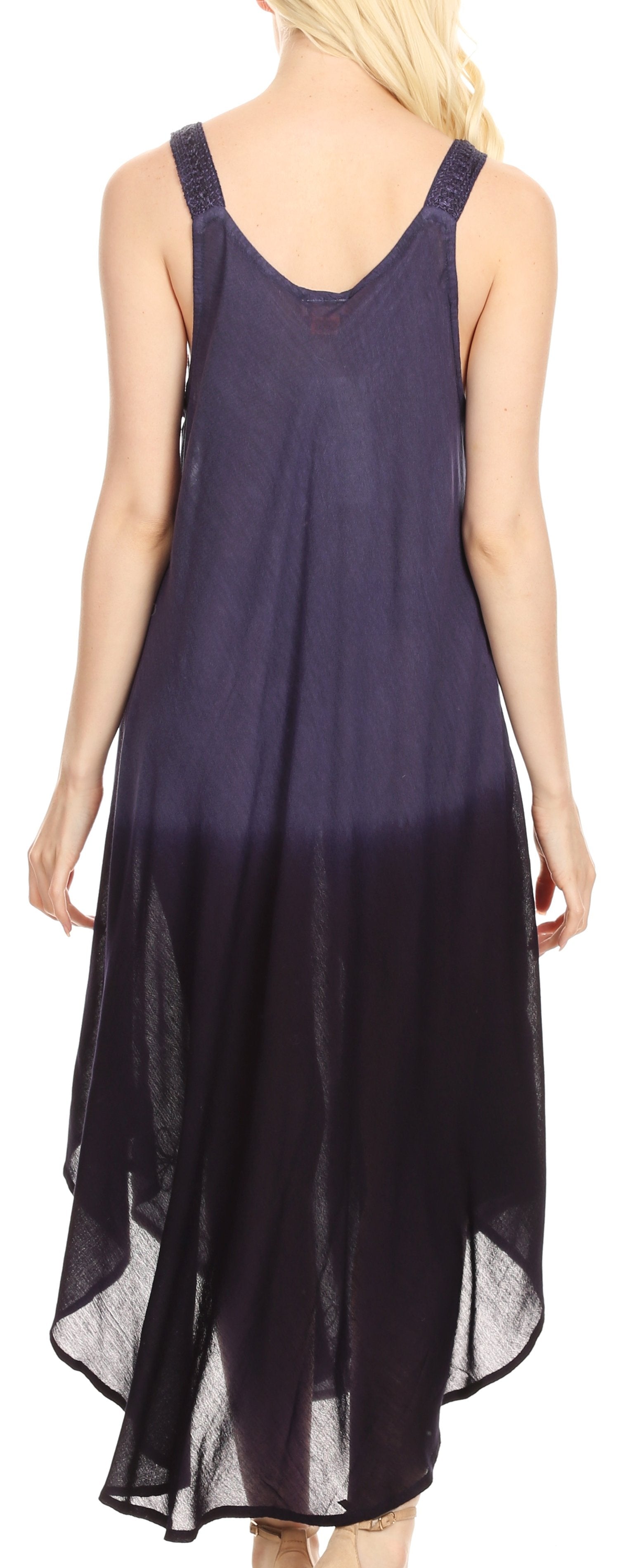 Sakkas Liz Women's Maxi Loose Sleeveless Summer Casual Tank Dress Cover-up Caftan - Concordia Style Boutique