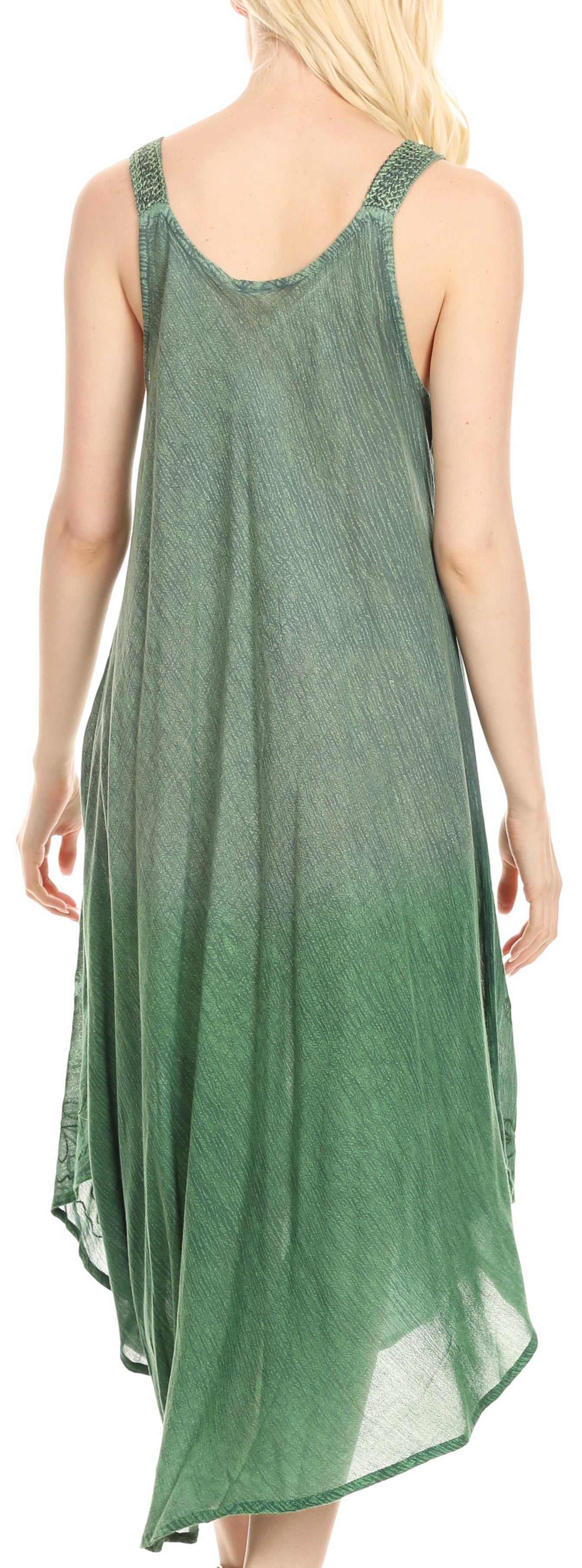 Sakkas Liz Women's Maxi Loose Sleeveless Summer Casual Tank Dress Cover-up Caftan - Concordia Style Boutique