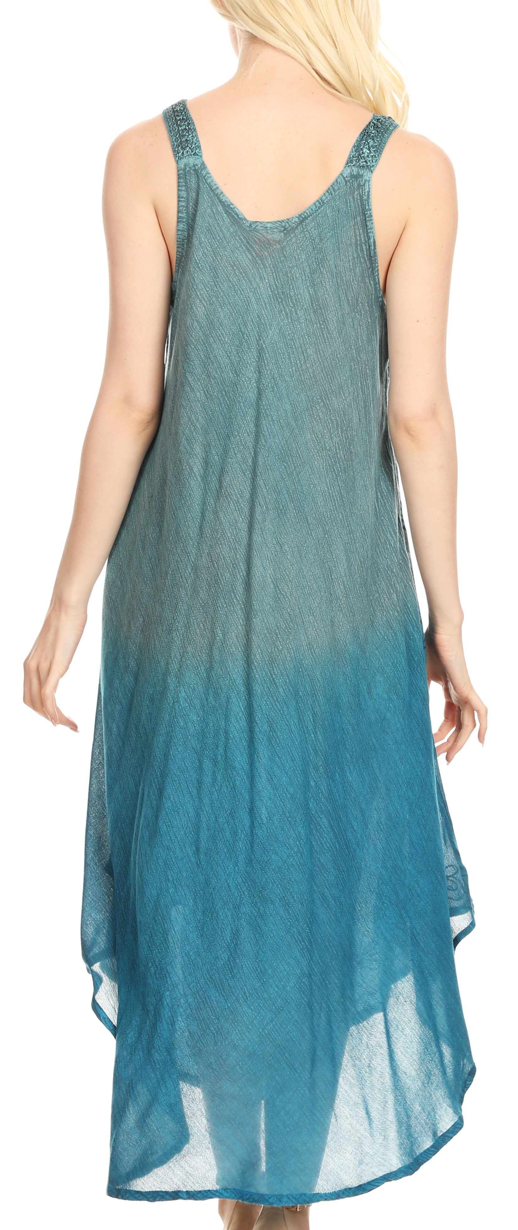 Sakkas Liz Women's Maxi Loose Sleeveless Summer Casual Tank Dress Cover-up Caftan - Concordia Style Boutique
