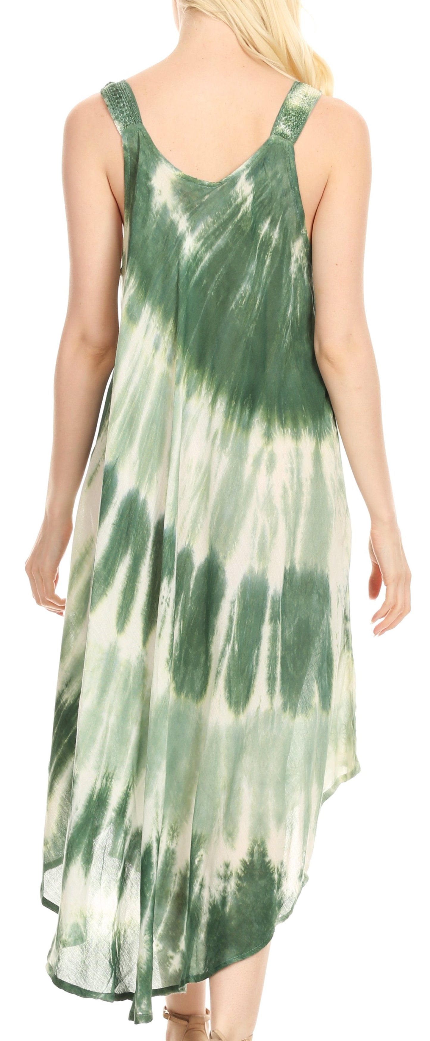 Sakkas Liz Women's Maxi Loose Sleeveless Summer Casual Tank Dress Cover-up Caftan - Concordia Style Boutique