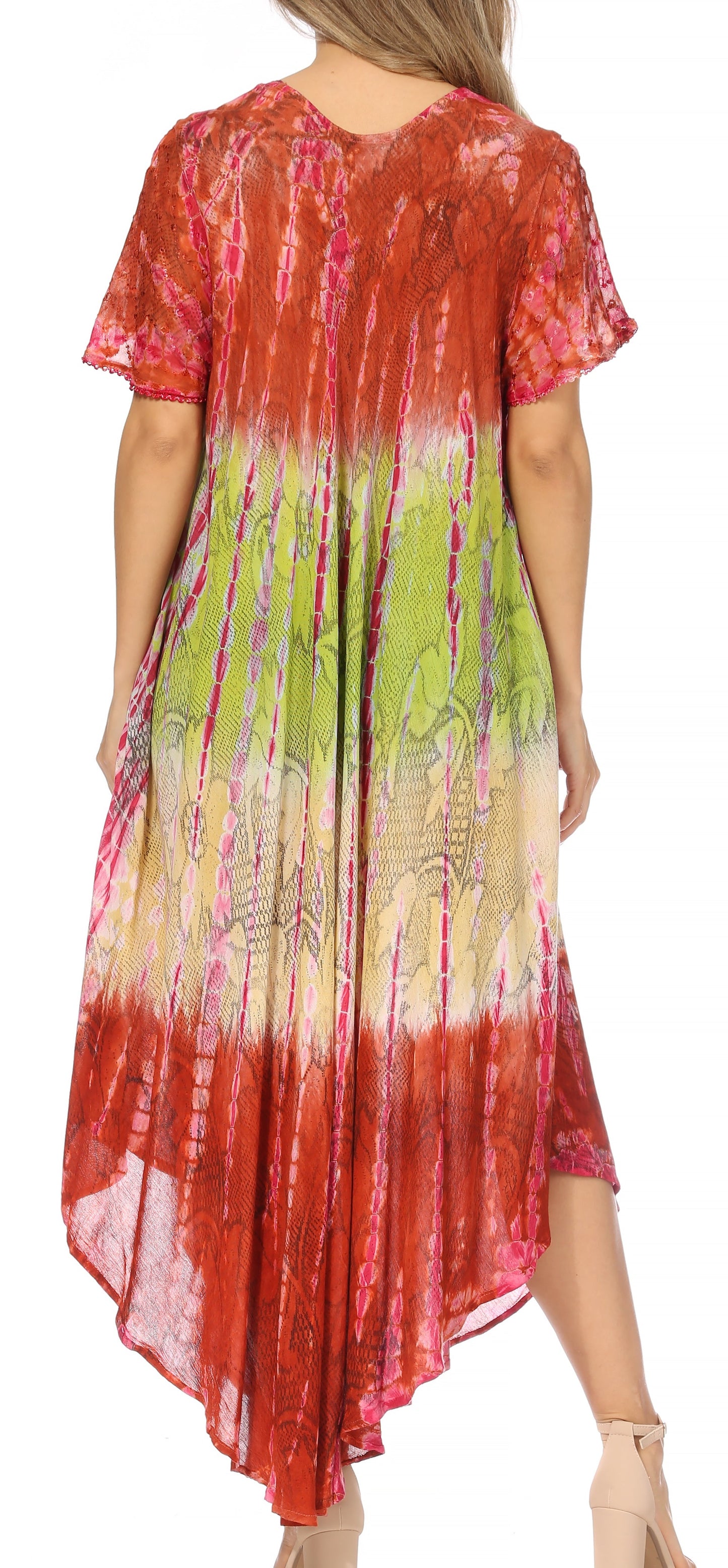 Sakkas Mika Ombre Floral Caftan Dress - Concordia Style Boutique
