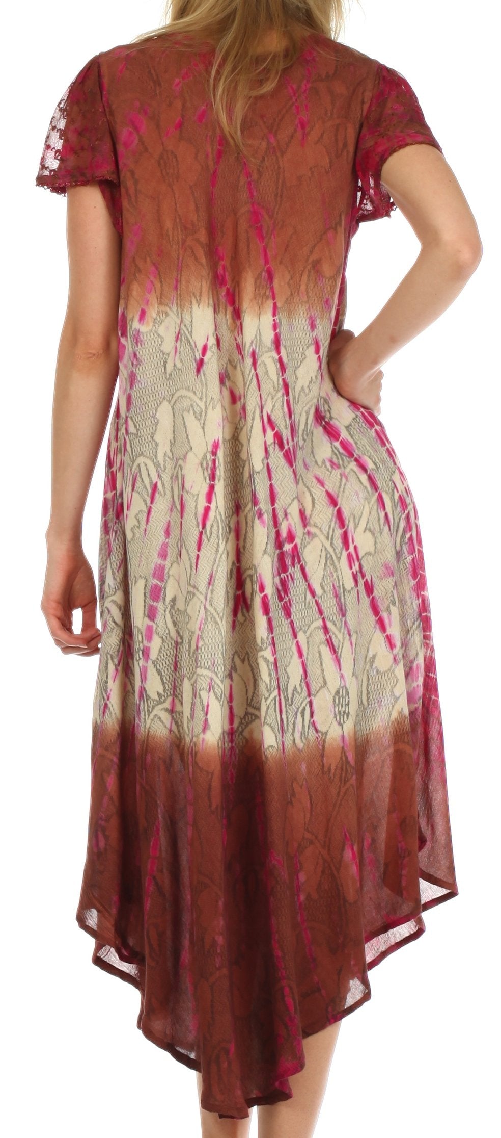 Sakkas Mika Ombre Floral Caftan Dress - Concordia Style Boutique