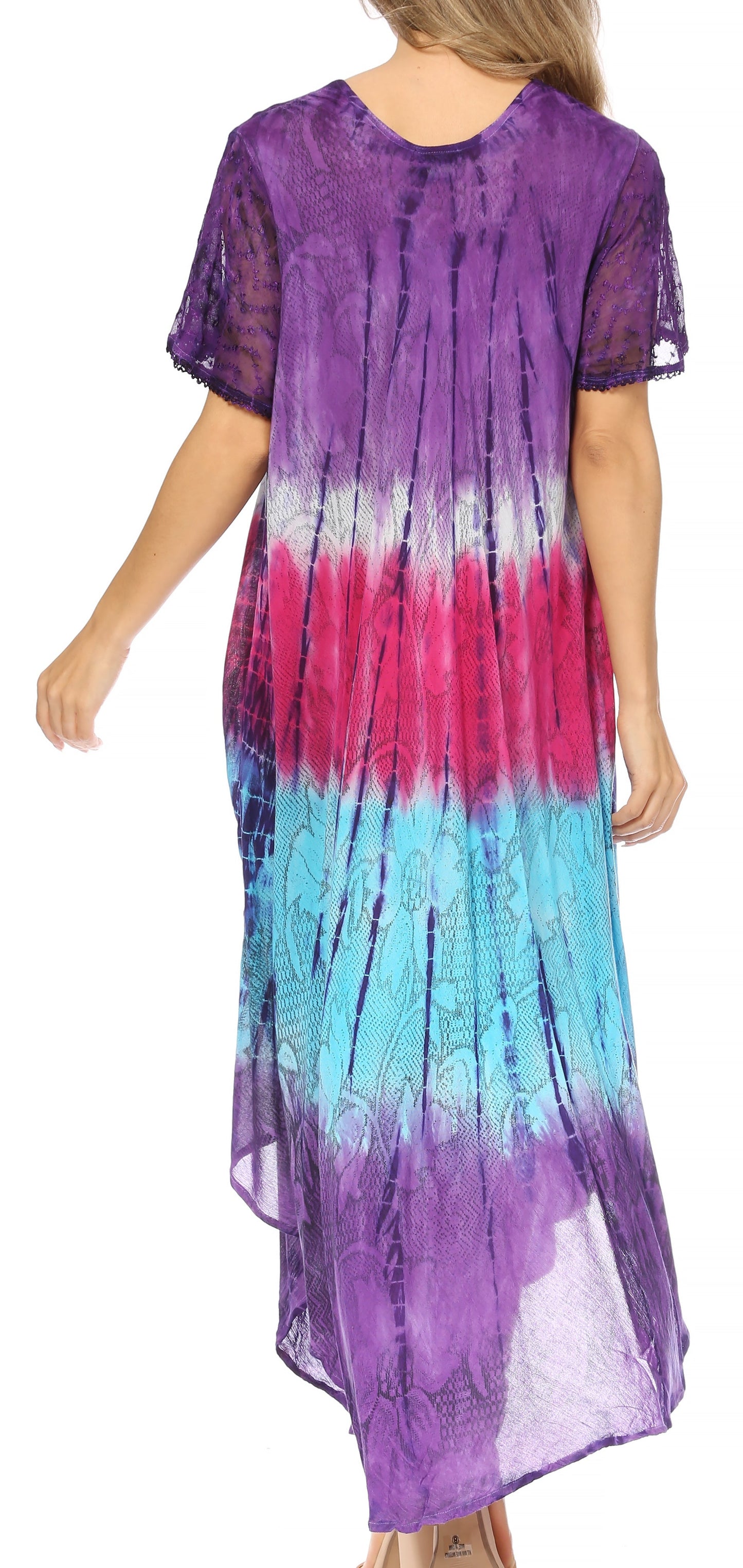 Sakkas Mika Ombre Floral Caftan Dress - Concordia Style Boutique