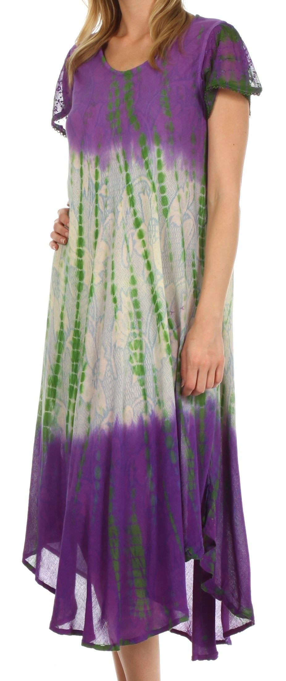 Sakkas Mika Ombre Floral Caftan Dress - Concordia Style Boutique
