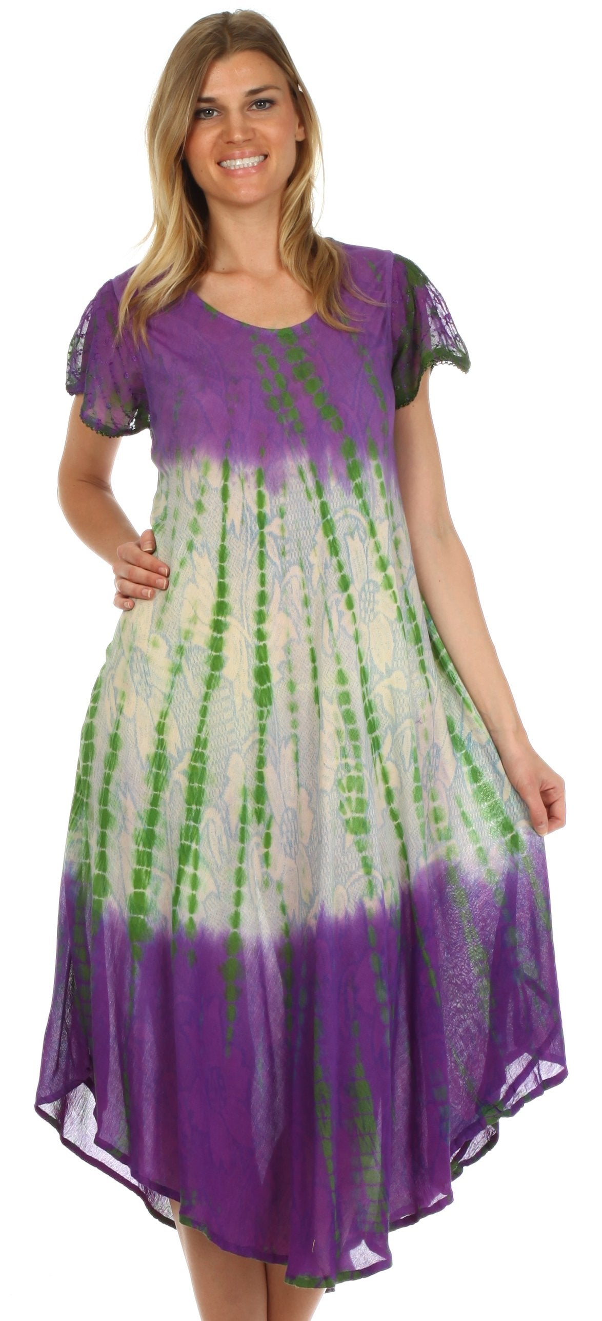 Sakkas Mika Ombre Floral Caftan Dress - Concordia Style Boutique