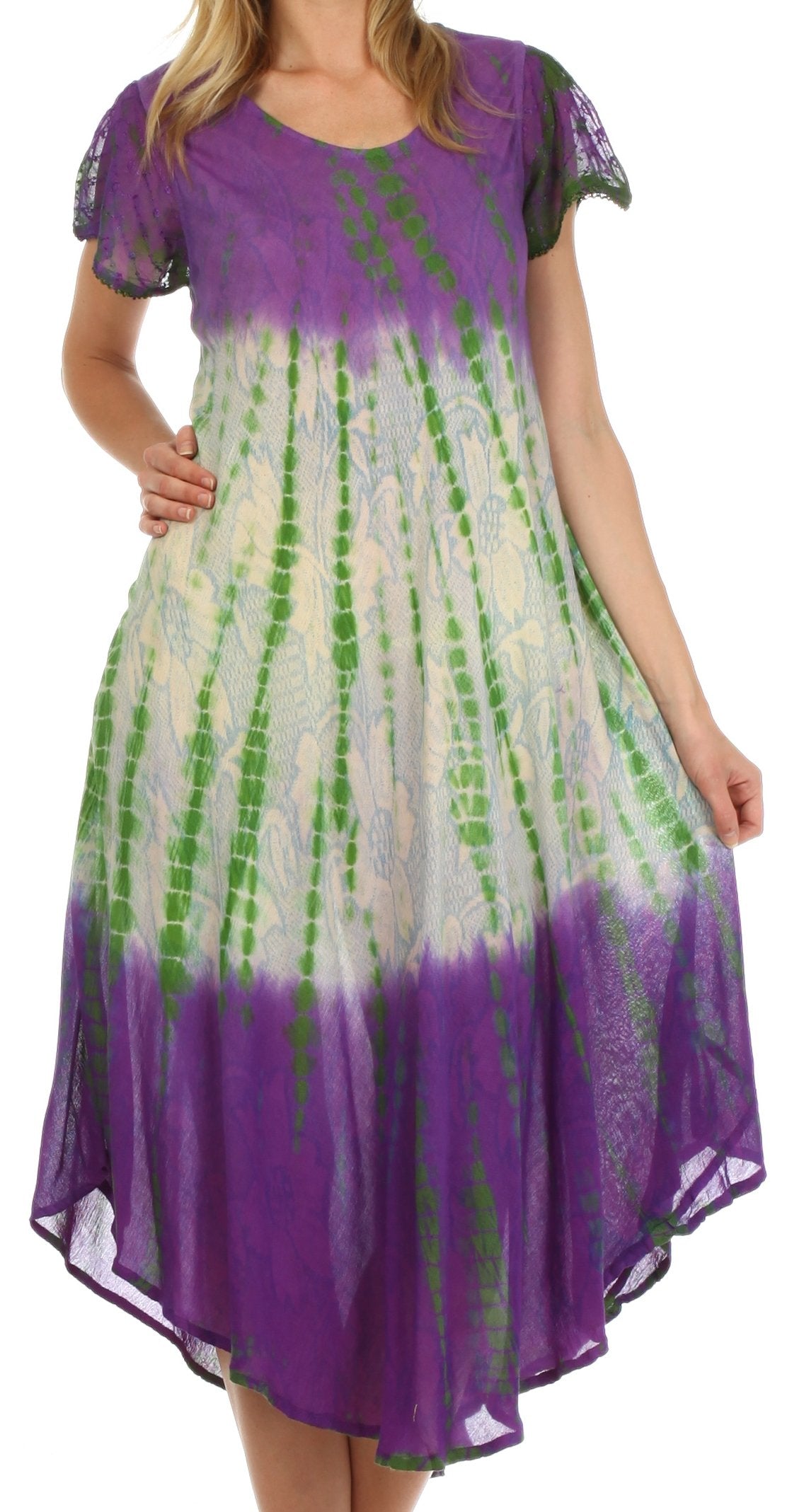 Sakkas Mika Ombre Floral Caftan Dress - Concordia Style Boutique
