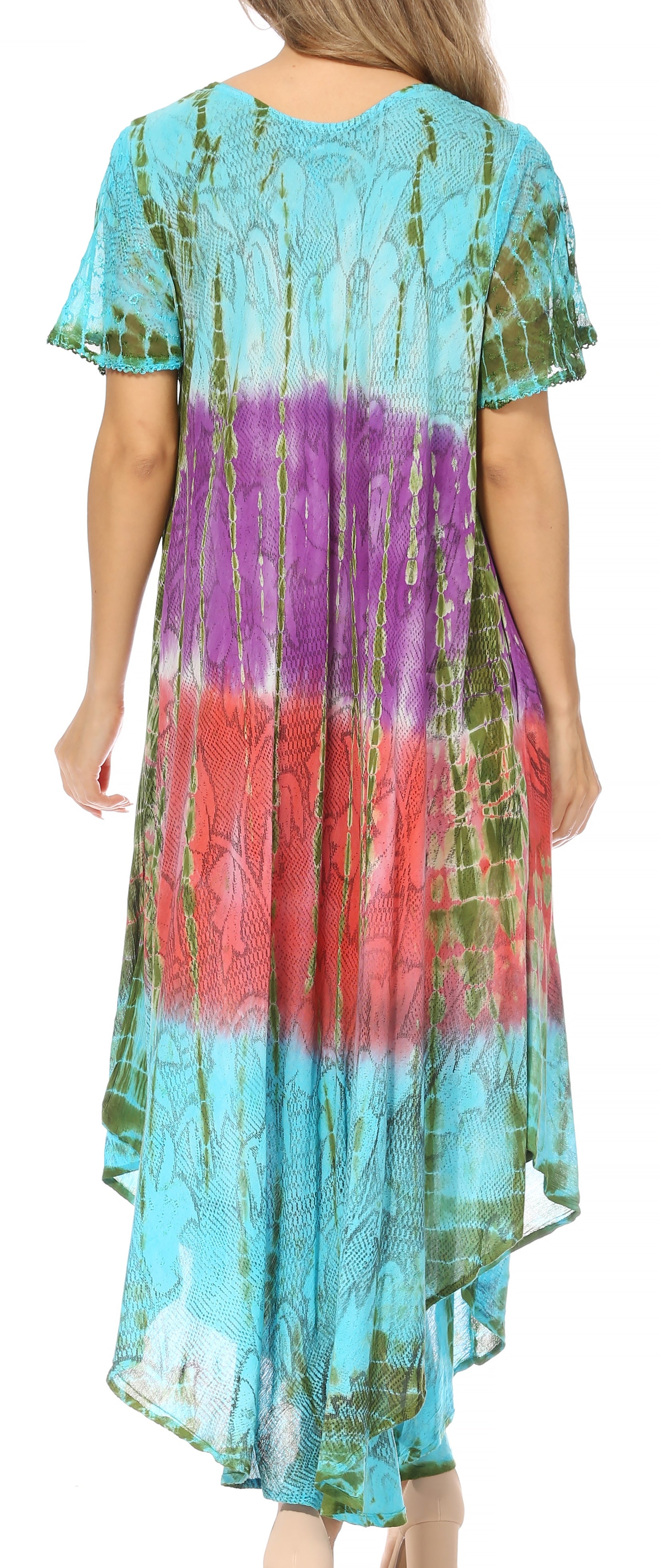 Sakkas Mika Ombre Floral Caftan Dress - Concordia Style Boutique