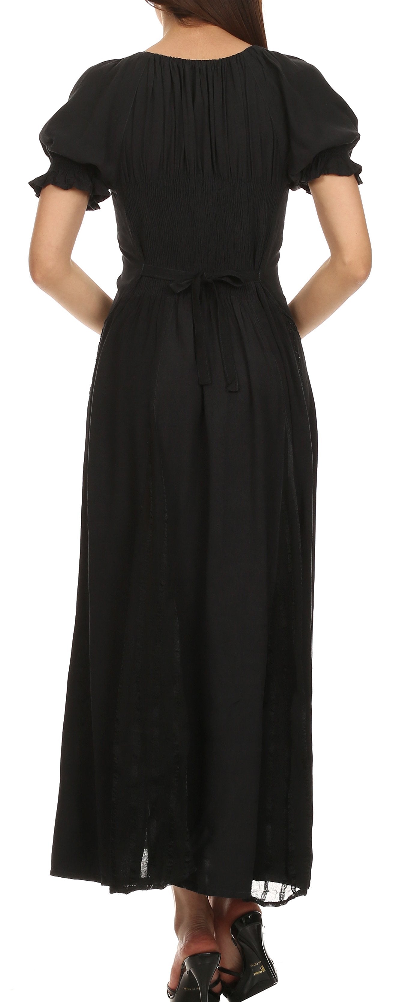 Sakkas Bridget Embroidered Renaissance Dress - Concordia Style Boutique