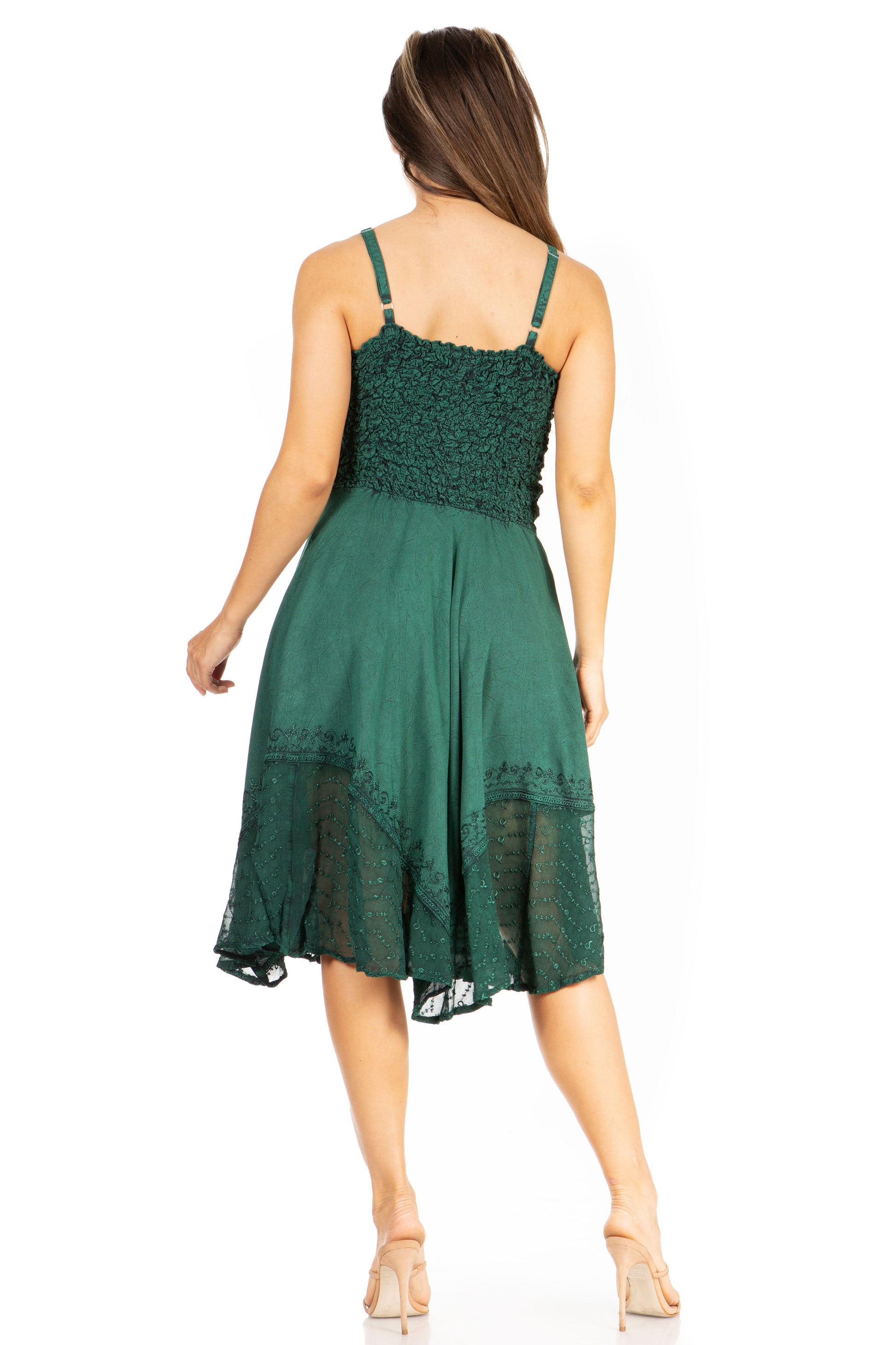 Sakkas Aphrodite Embroidered Batik Dress - Concordia Style Boutique