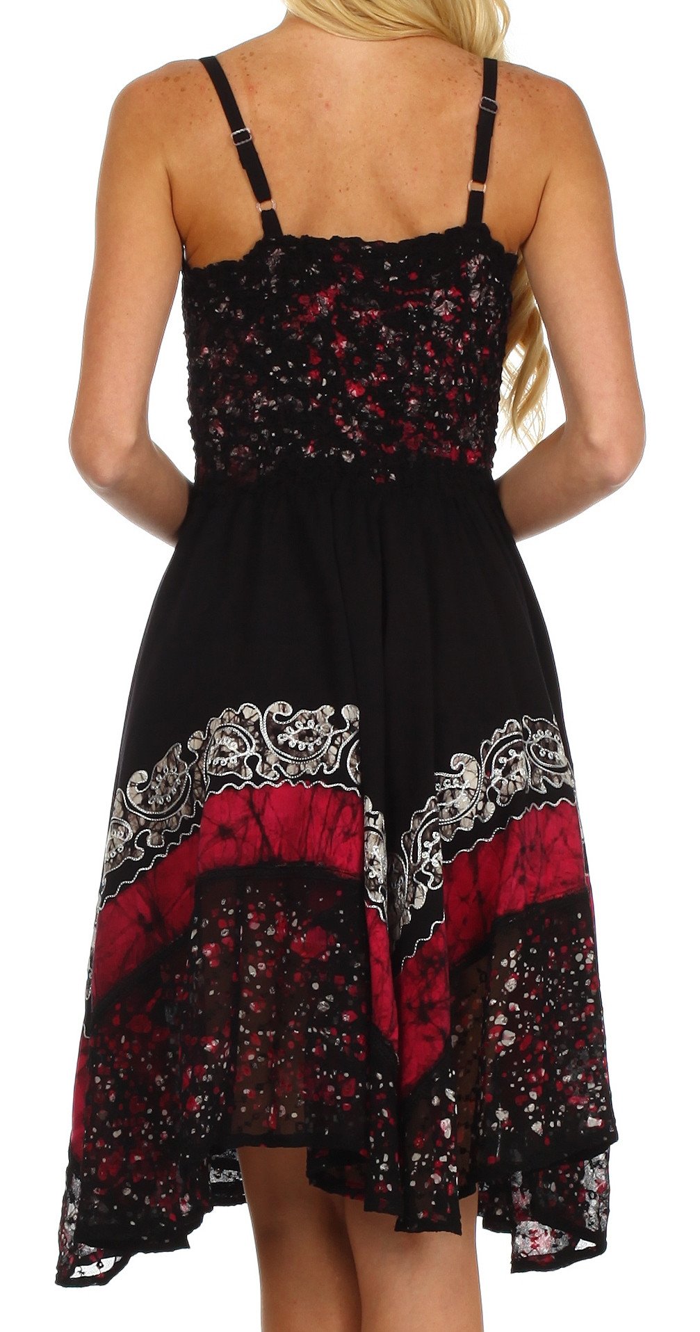 Sakkas Aphrodite Embroidered Batik Dress - Concordia Style Boutique