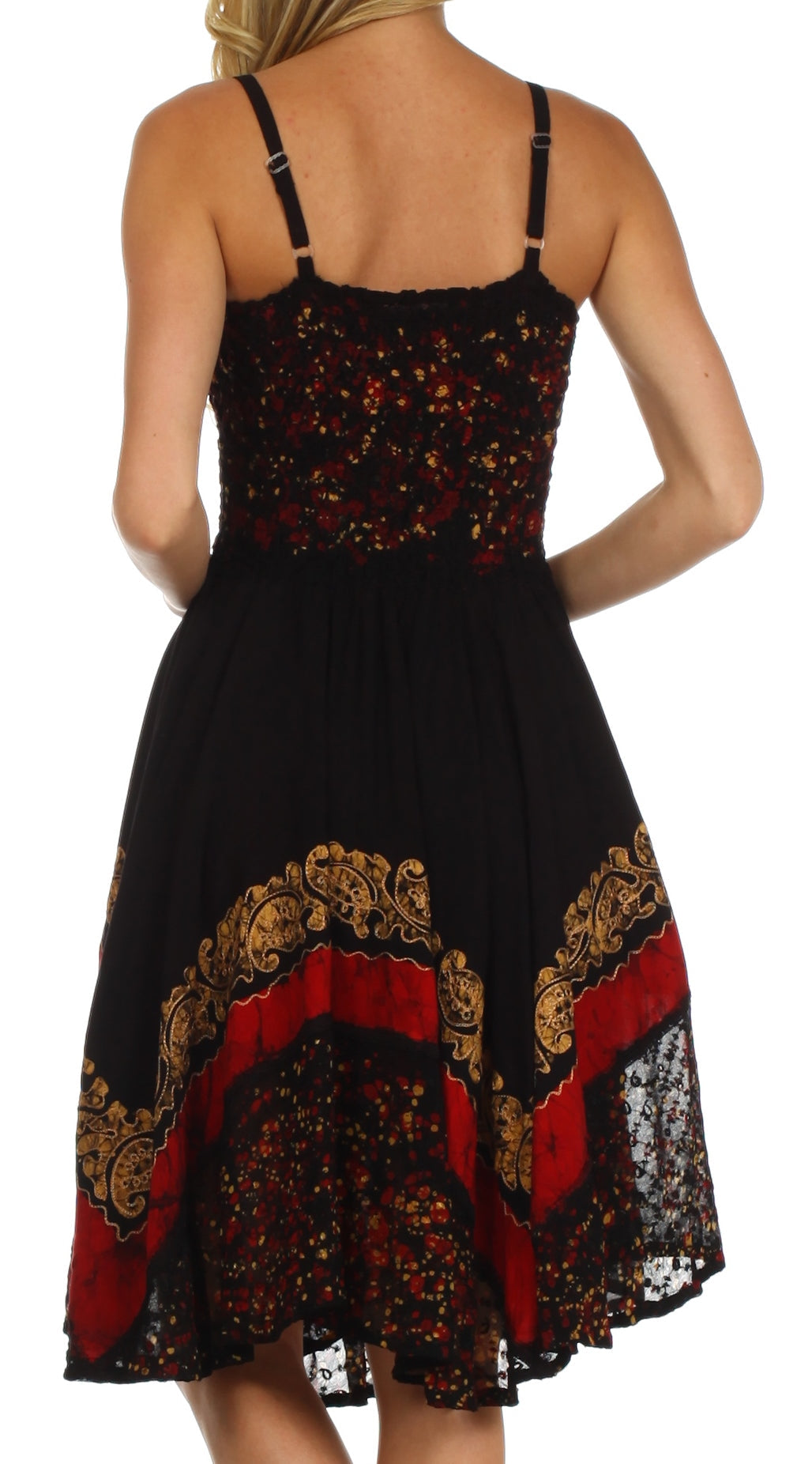 Sakkas Aphrodite Embroidered Batik Dress - Concordia Style Boutique
