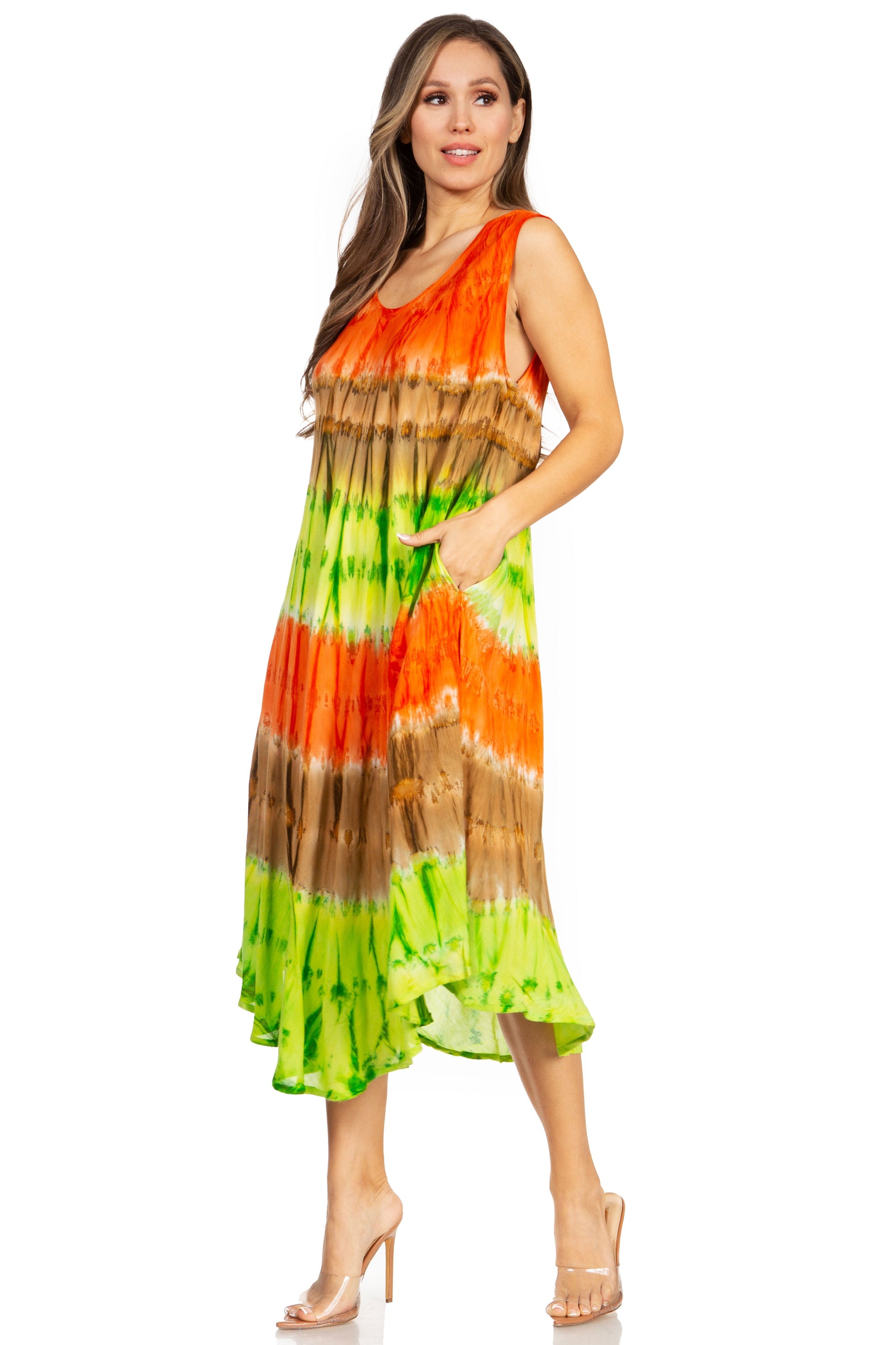 Sakkas Desert Sun Caftan Dress / Cover Up - Concordia Style Boutique