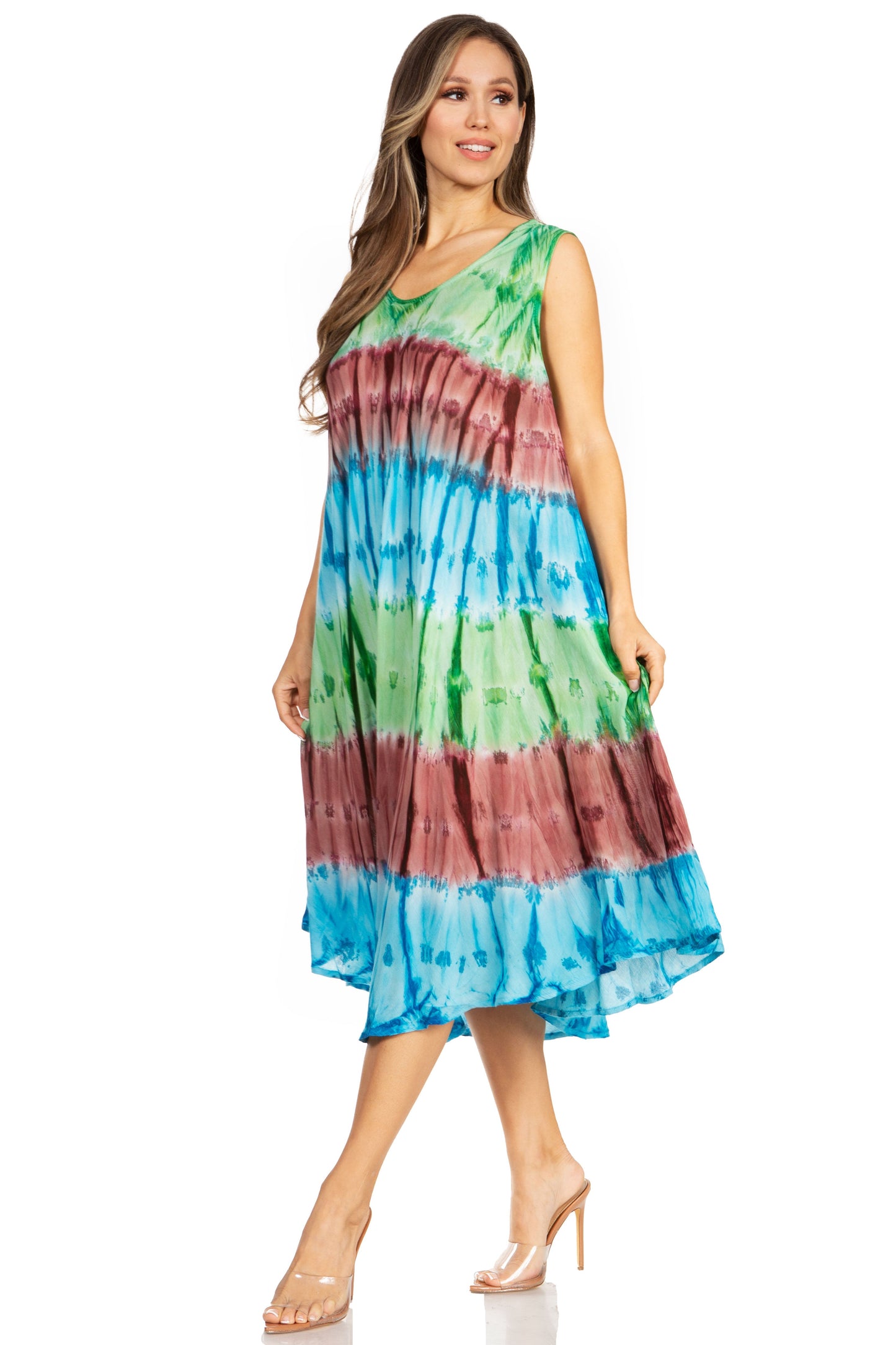 Sakkas Desert Sun Caftan Dress / Cover Up - Concordia Style Boutique