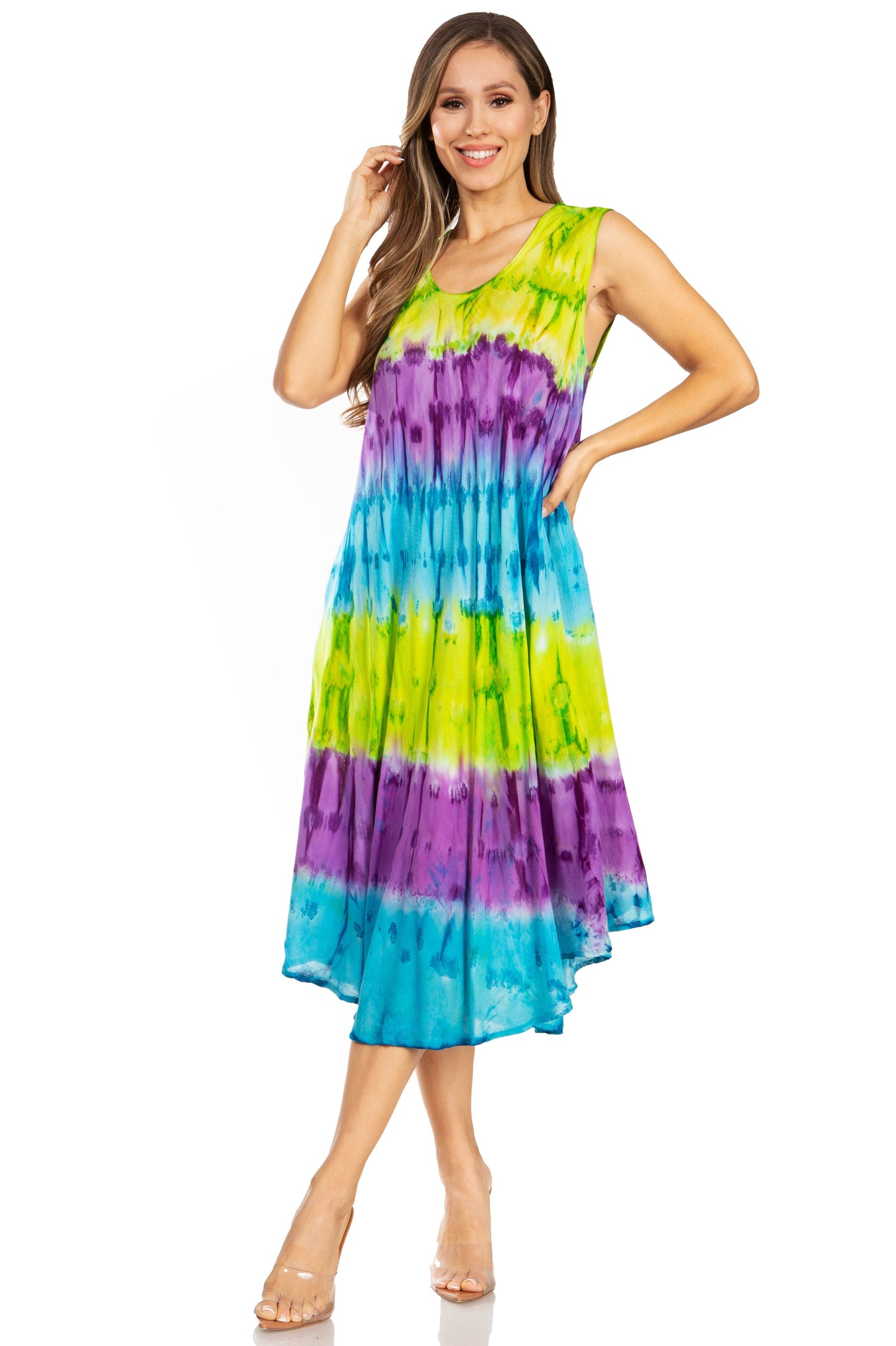 Sakkas Desert Sun Caftan Dress / Cover Up - Concordia Style Boutique