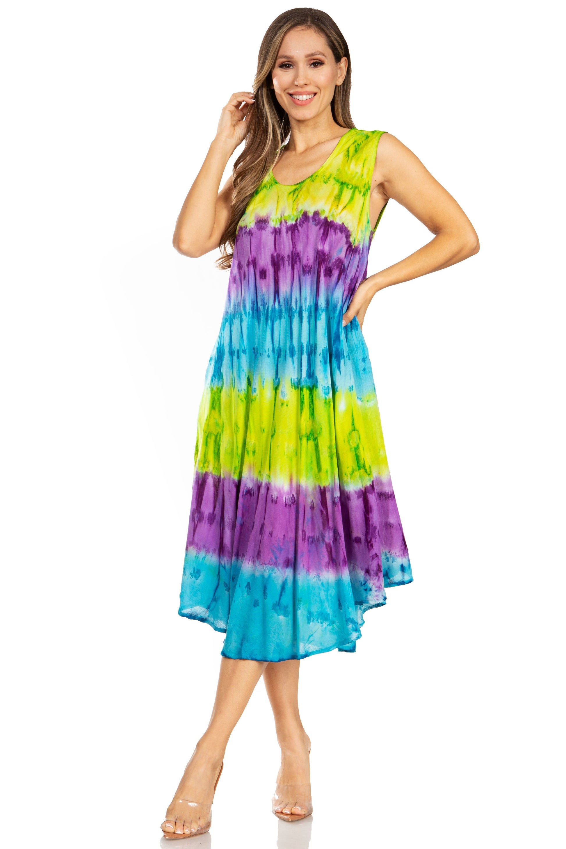 Sakkas Desert Sun Caftan Dress / Cover Up - Concordia Style Boutique