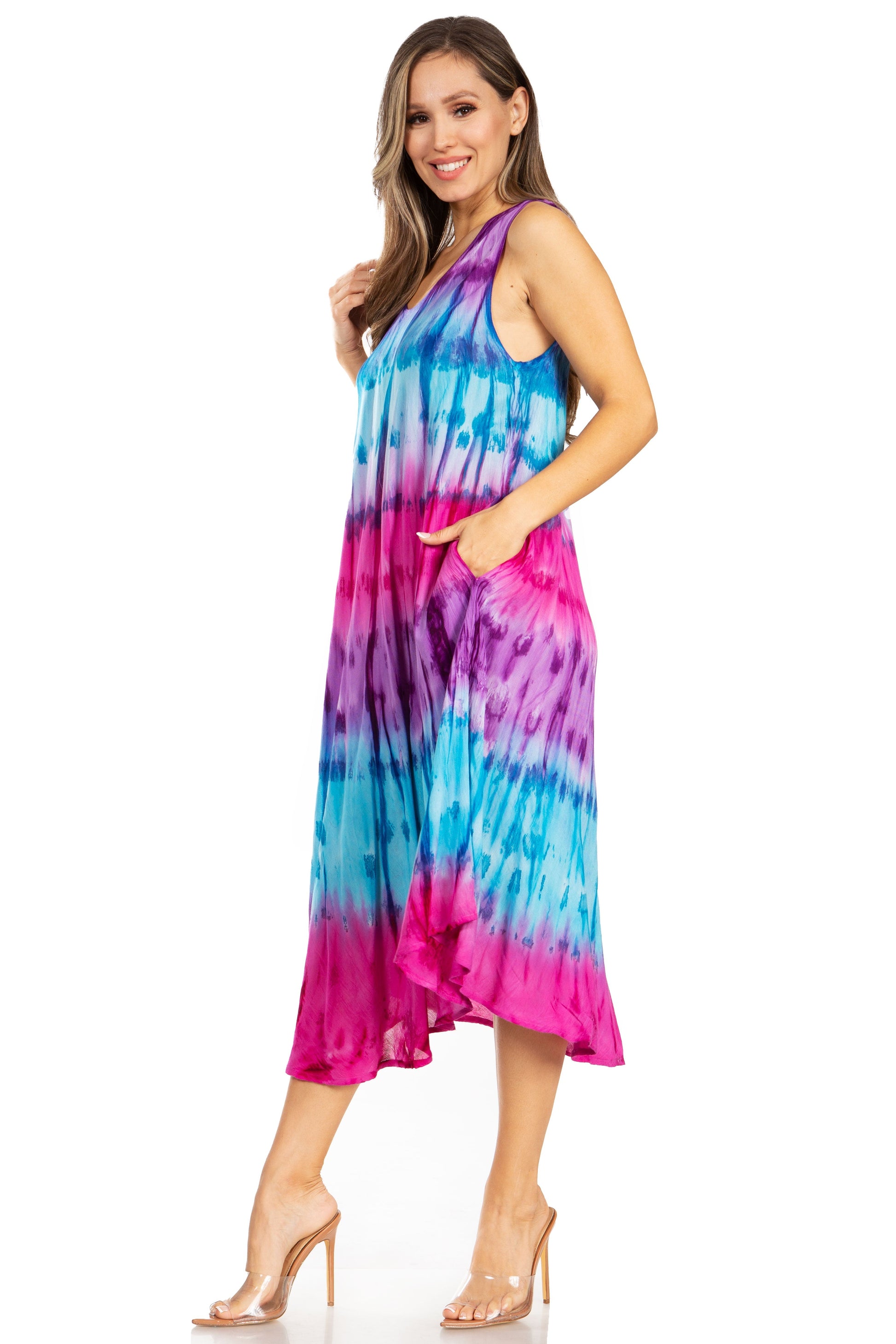 Sakkas Desert Sun Caftan Dress / Cover Up - Concordia Style Boutique
