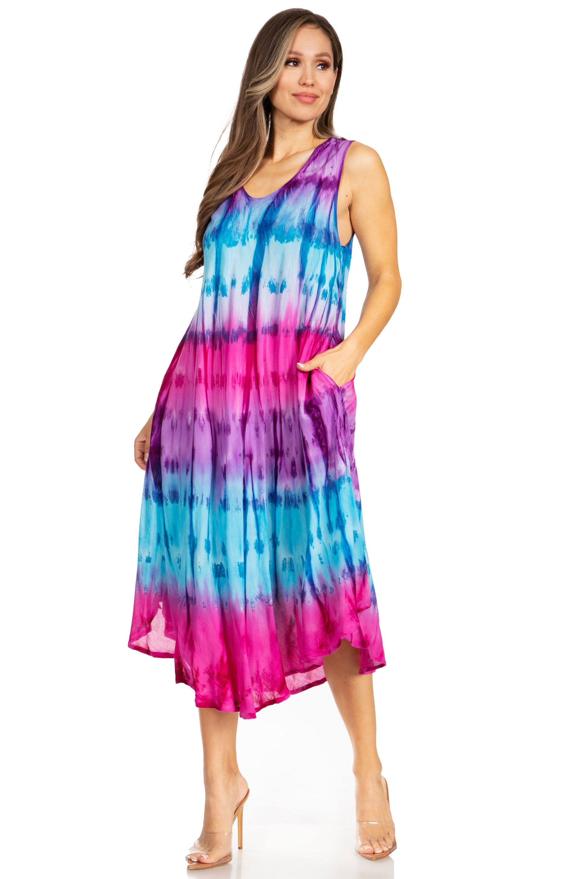 Sakkas Desert Sun Caftan Dress / Cover Up - Concordia Style Boutique