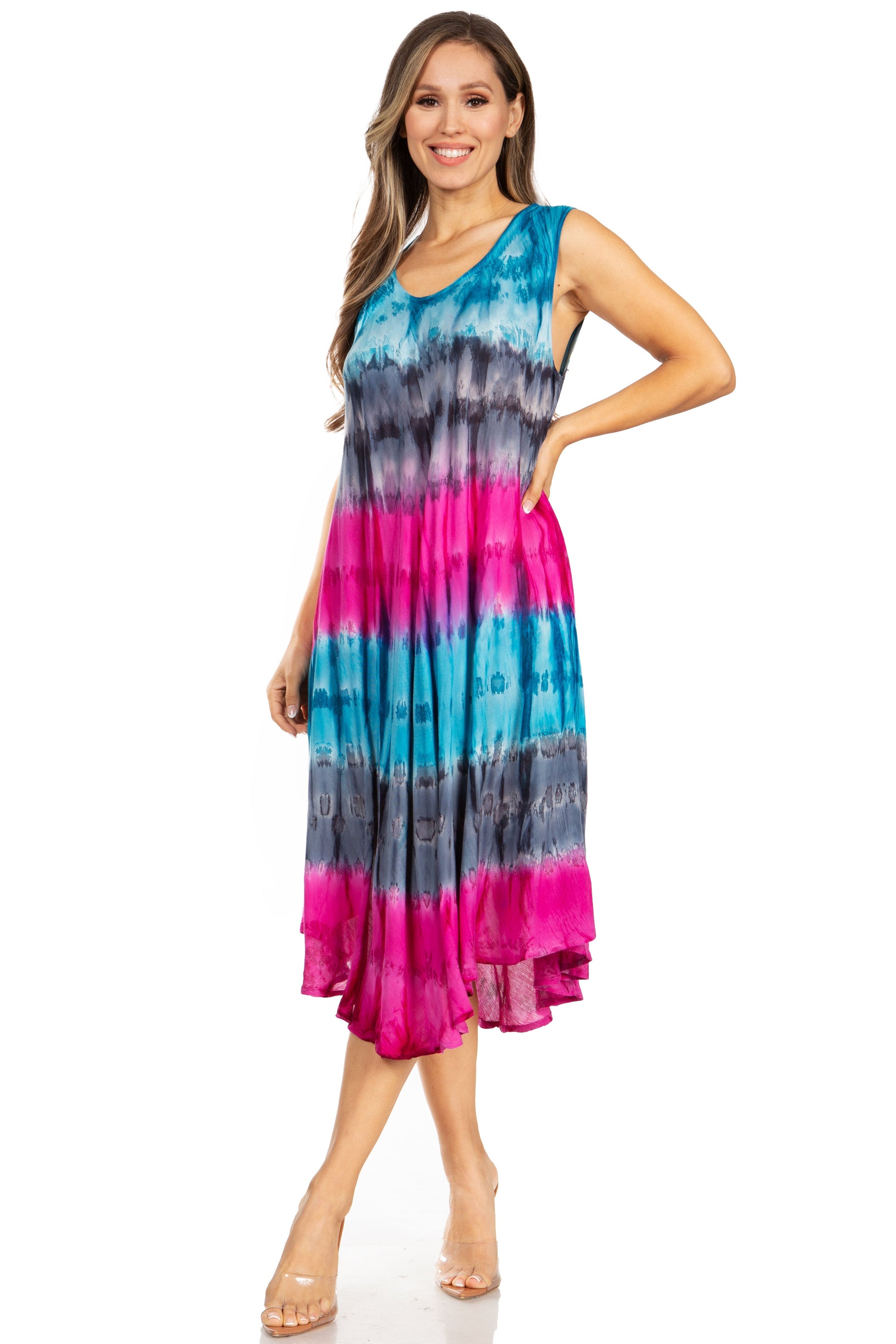 Sakkas Desert Sun Caftan Dress / Cover Up - Concordia Style Boutique