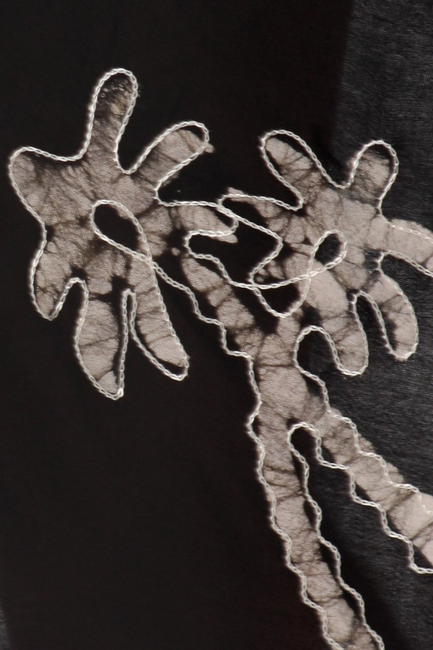 Sakkas Batik Palm Tree Cap Sleeve Caftan Dress / Cover Up - Concordia Style Boutique