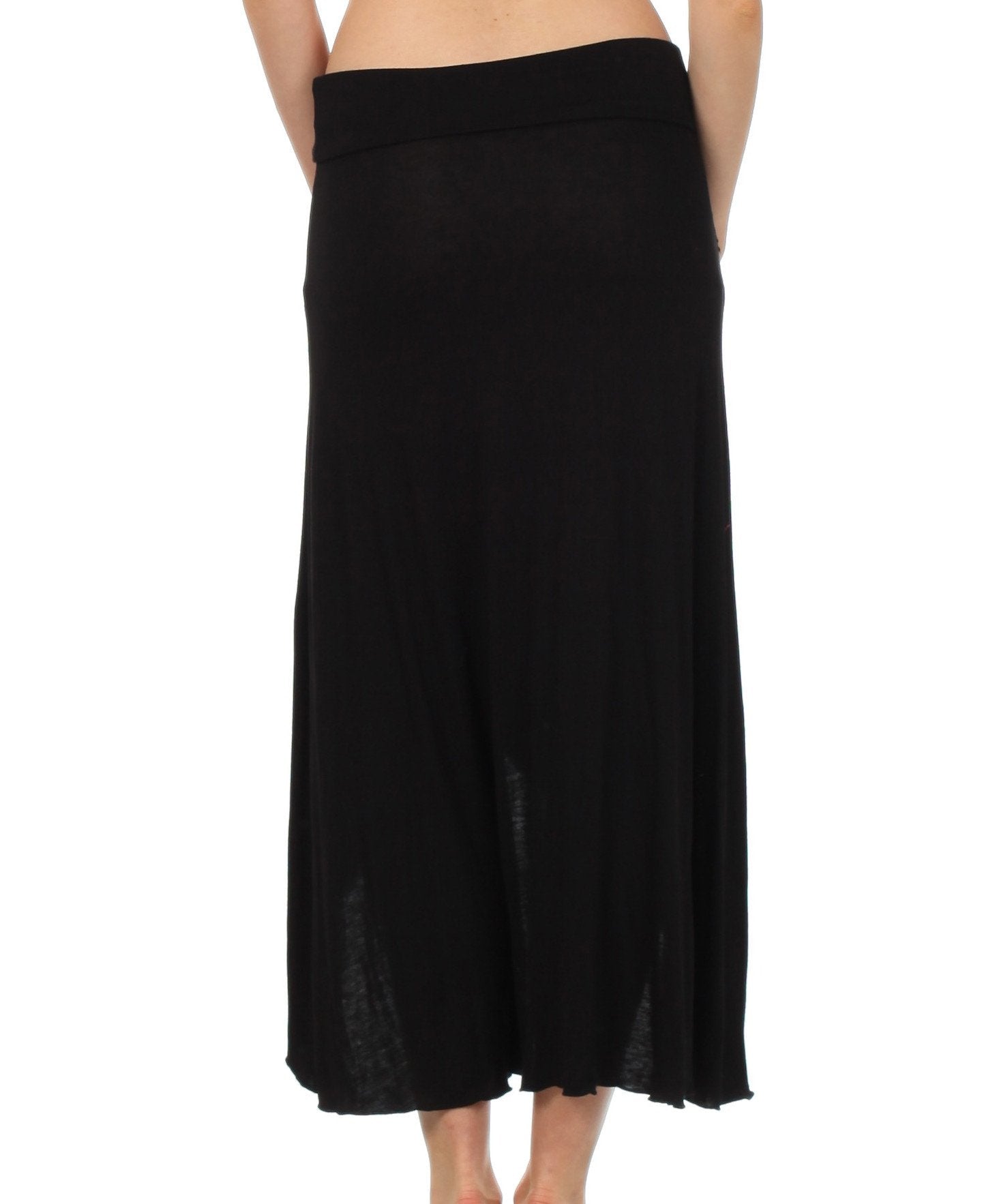 Sakkas Soft Jersey Feel Solid Color Strapless High Low Dress / Skirt - Concordia Style Boutique