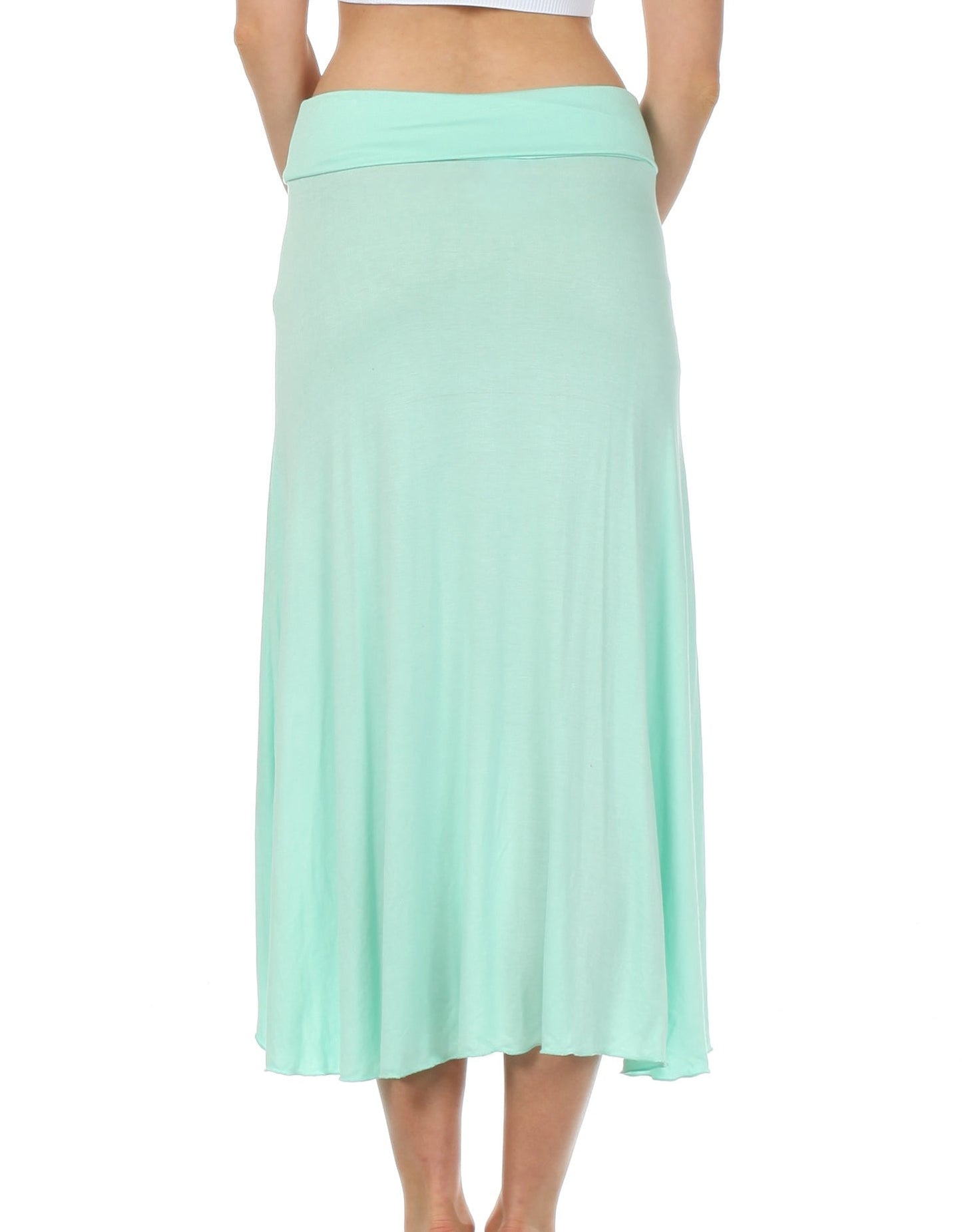 Sakkas Soft Jersey Feel Solid Color Strapless High Low Dress / Skirt - Concordia Style Boutique