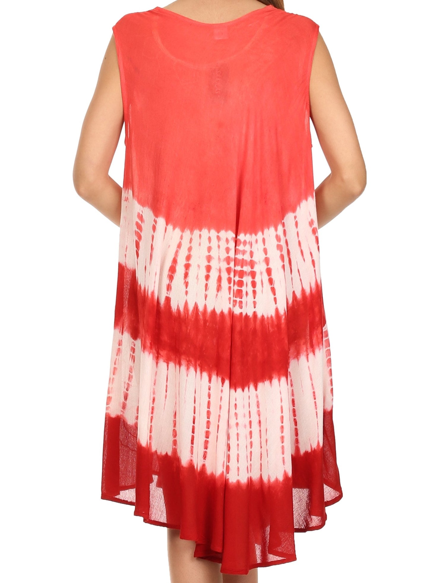 Sakkas Peacock Feather Caftan Dress / Cover Up - Concordia Style Boutique