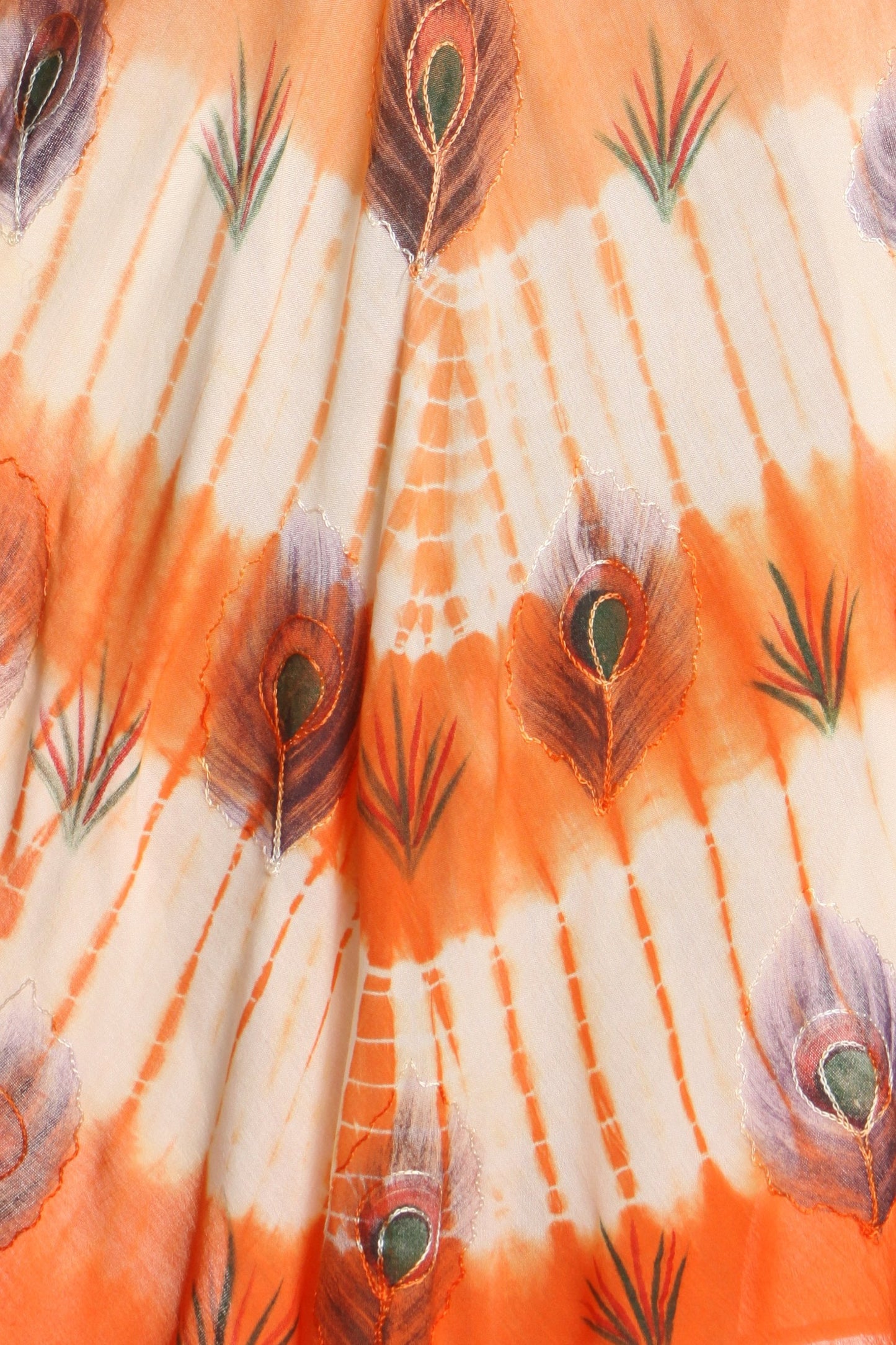 Sakkas Peacock Feather Caftan Dress / Cover Up - Concordia Style Boutique