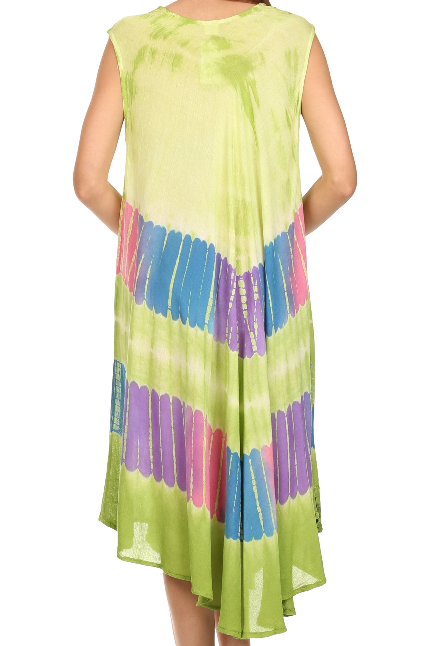 Sakkas Tasanee Caftan Tank Dress / Cover Up - Concordia Style Boutique