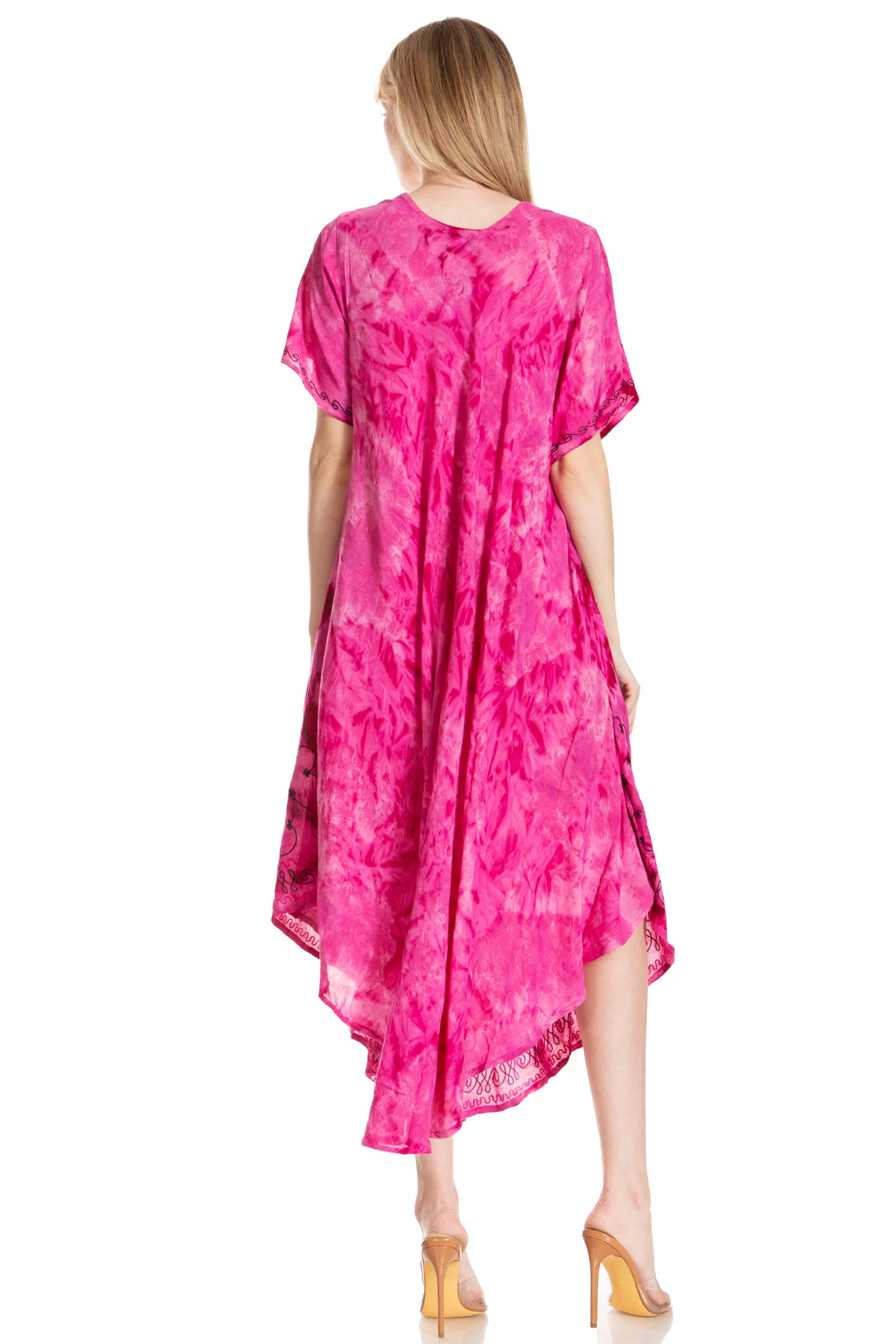 Sakkas Viveka Embroidered Caftan Dress - Concordia Style Boutique