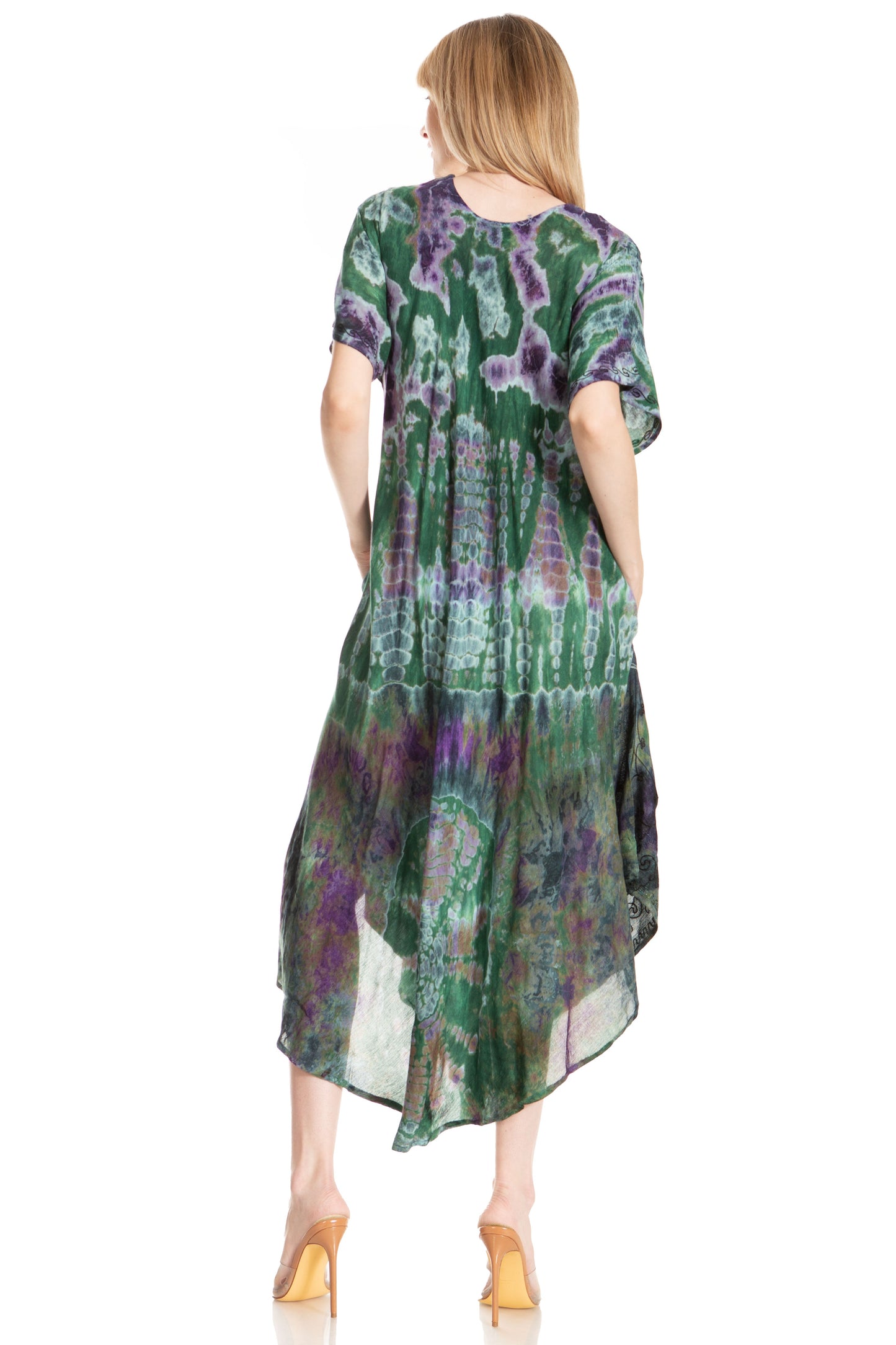 Sakkas Viveka Embroidered Caftan Dress - Concordia Style Boutique