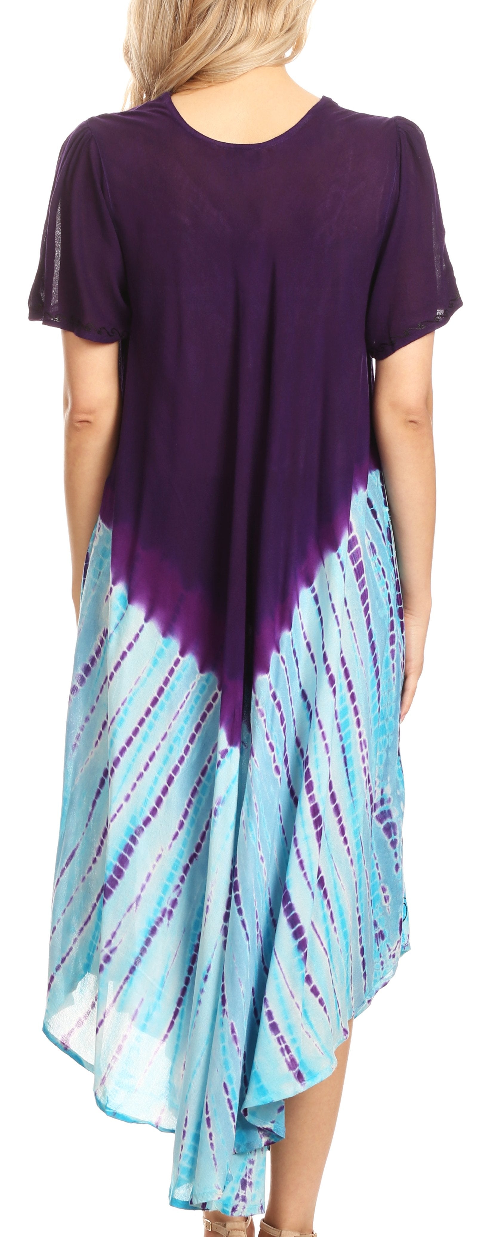 Sakkas Viveka Embroidered Caftan Dress - Concordia Style Boutique