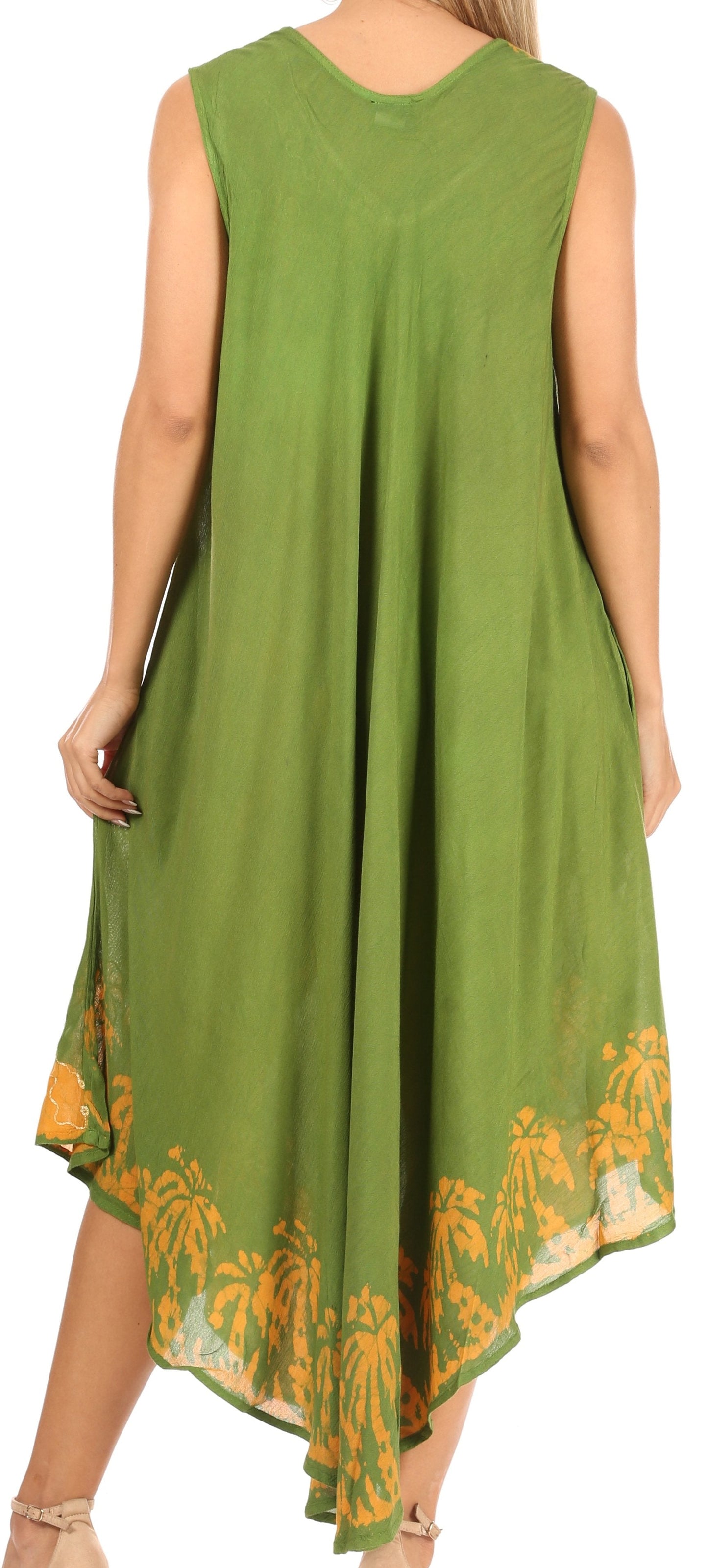 Sakkas Sundari Caftan Tank Dress / Cover Up - Concordia Style Boutique