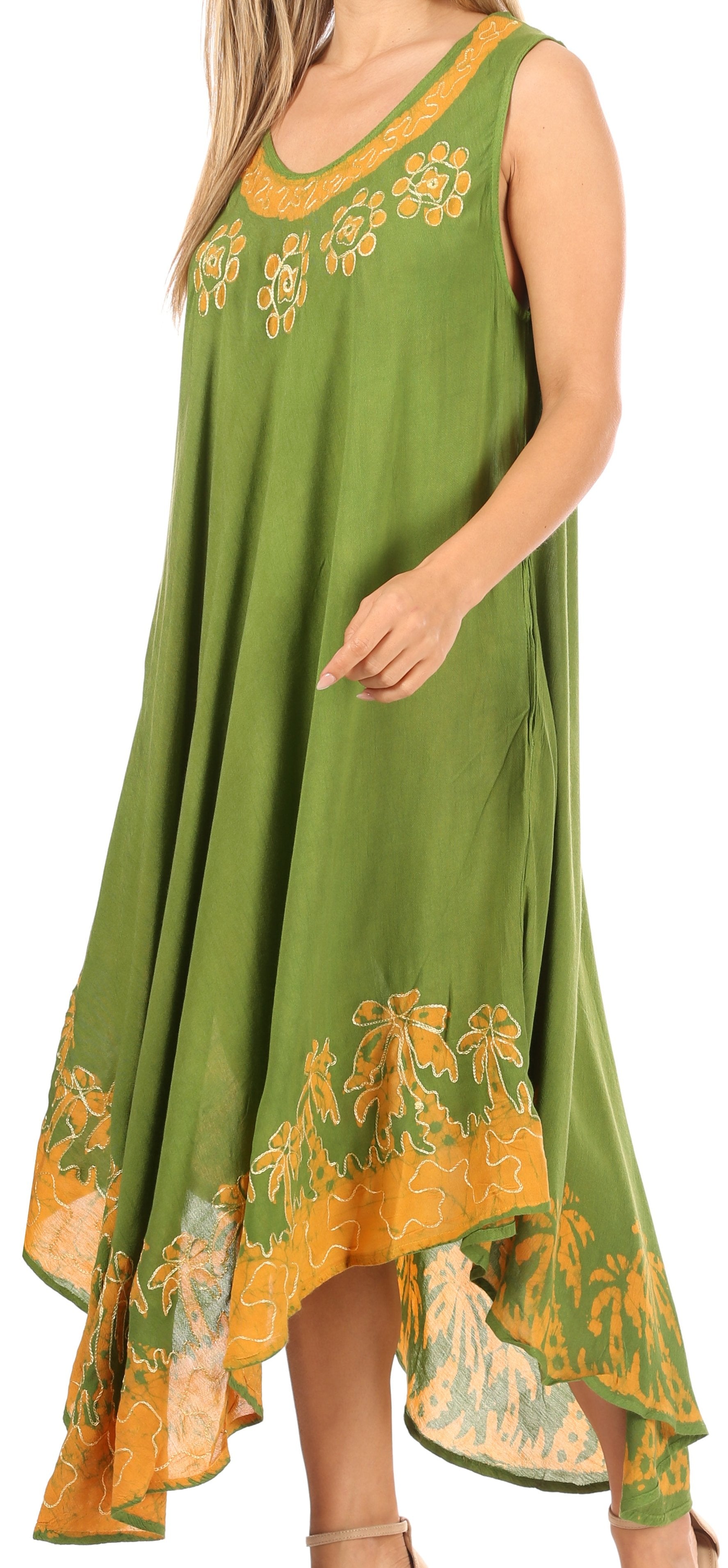 Sakkas Sundari Caftan Tank Dress / Cover Up - Concordia Style Boutique