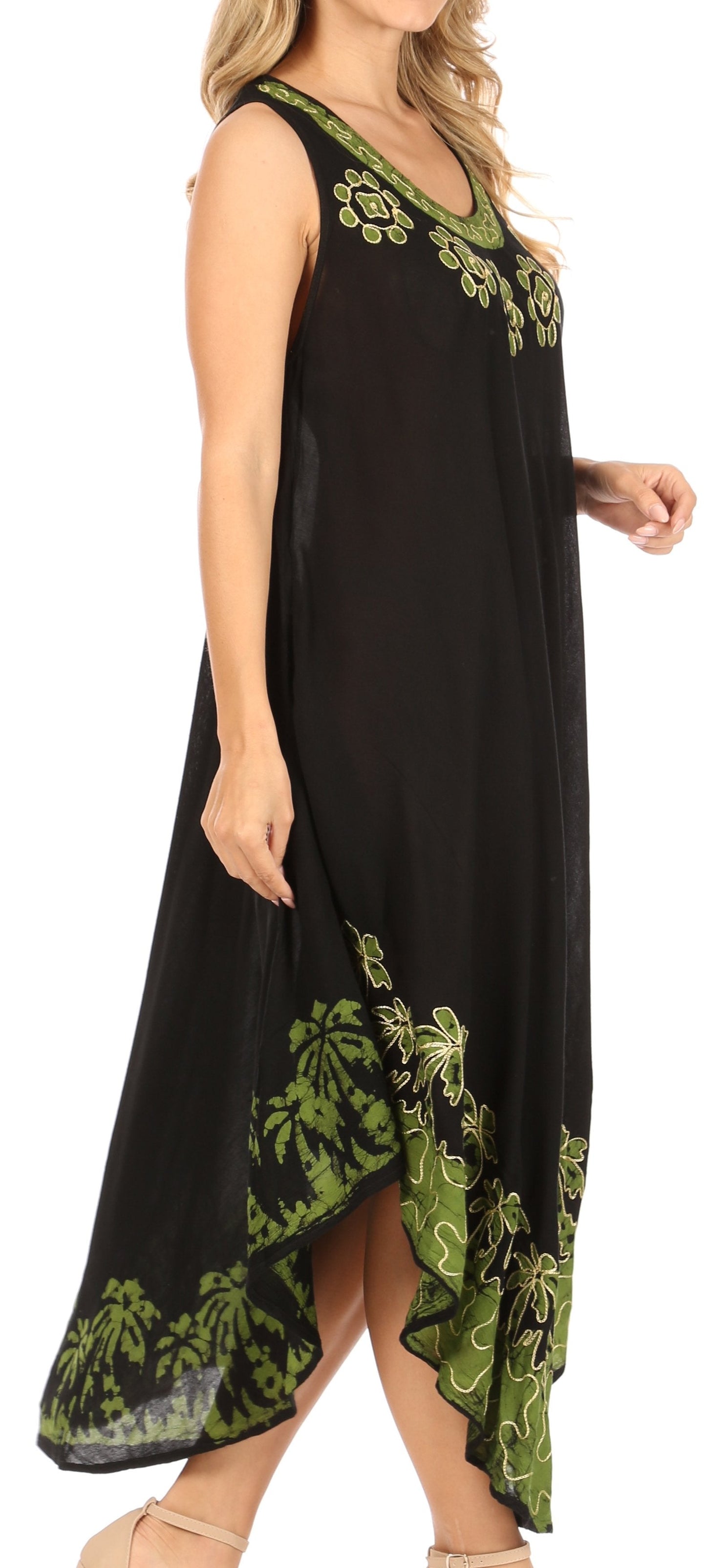 Sakkas Sundari Caftan Tank Dress / Cover Up - Concordia Style Boutique