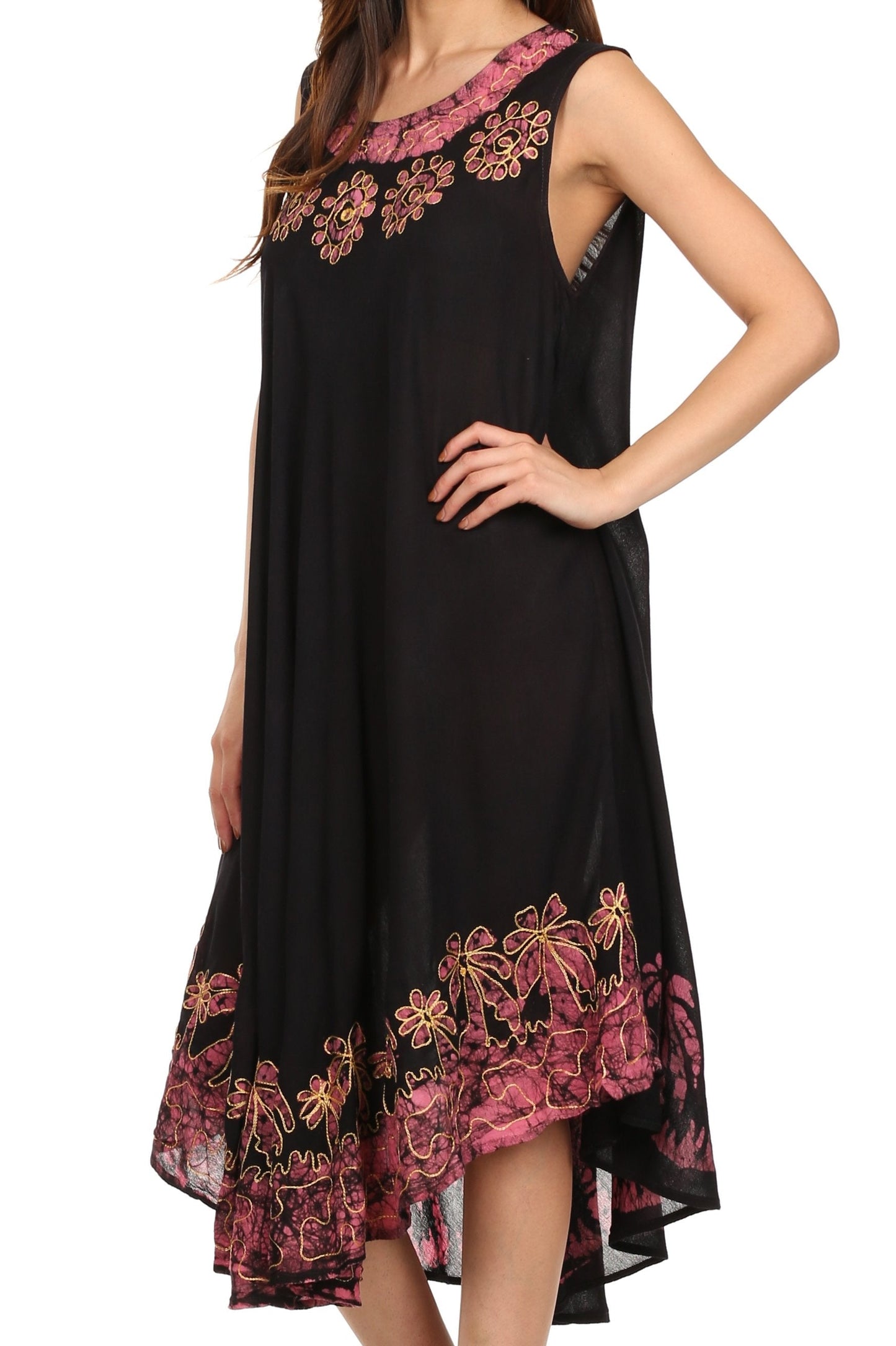 Sakkas Sundari Caftan Tank Dress / Cover Up - Concordia Style Boutique