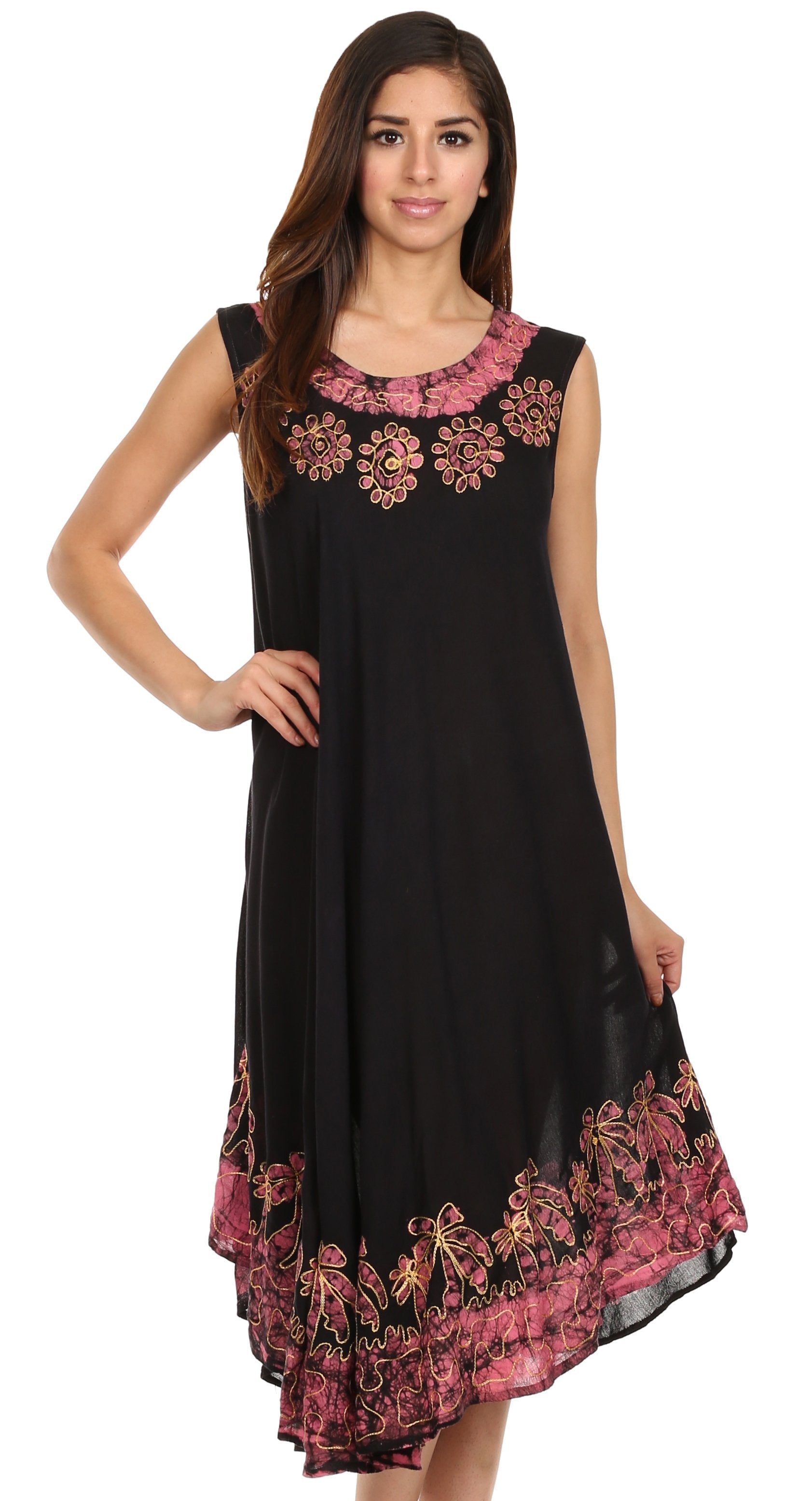Sakkas Sundari Caftan Tank Dress / Cover Up - Concordia Style Boutique