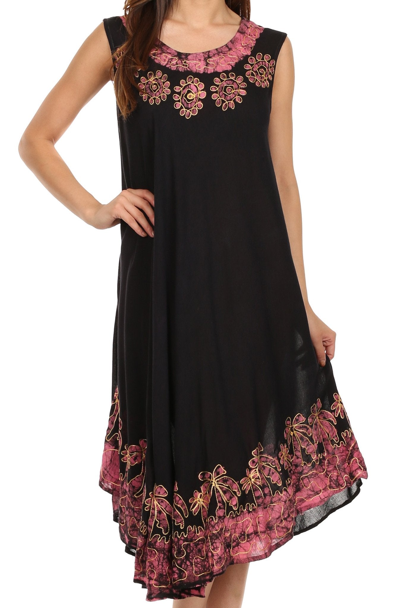 Sakkas Sundari Caftan Tank Dress / Cover Up - Concordia Style Boutique