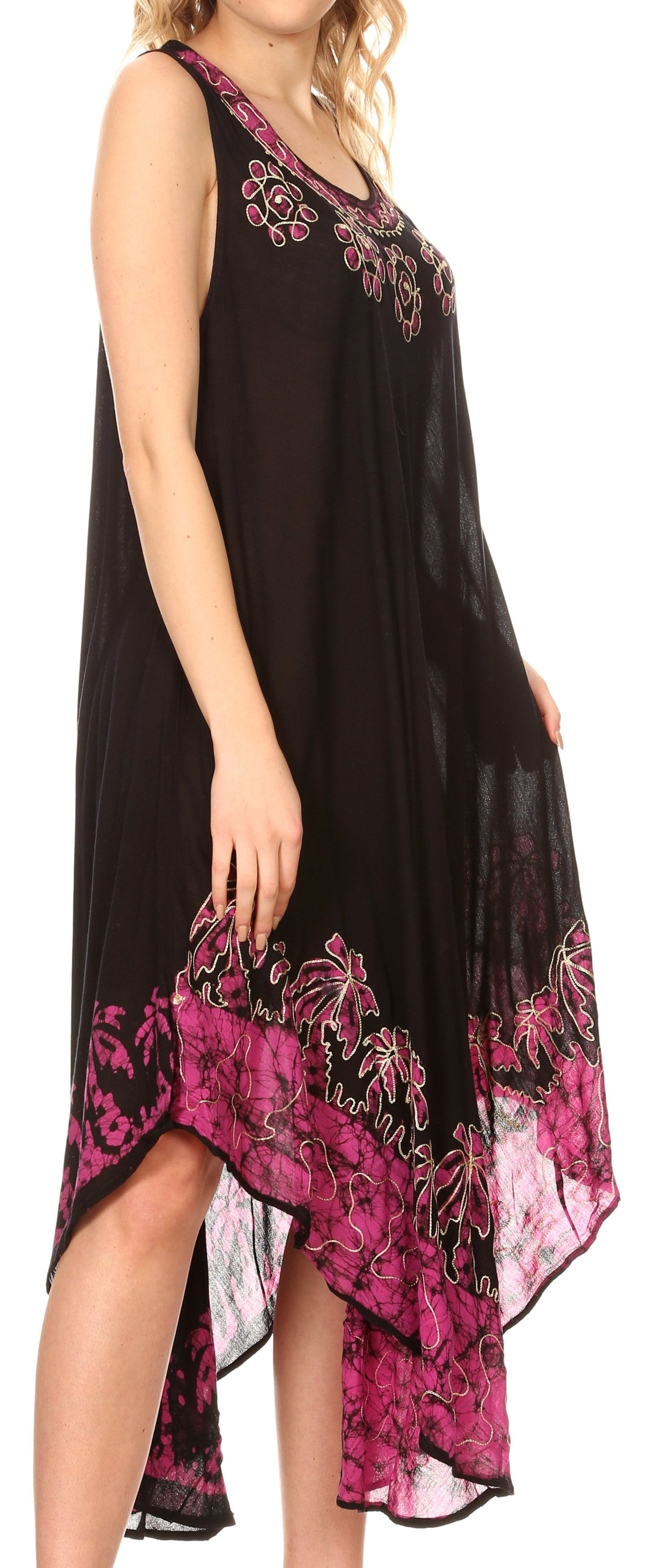 Sakkas Sundari Caftan Tank Dress / Cover Up - Concordia Style Boutique