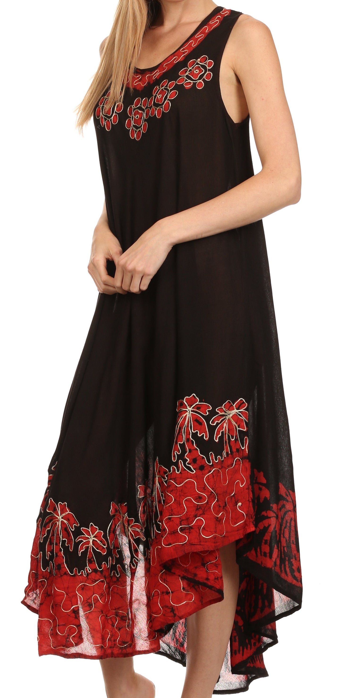 Sakkas Sundari Caftan Tank Dress / Cover Up - Concordia Style Boutique