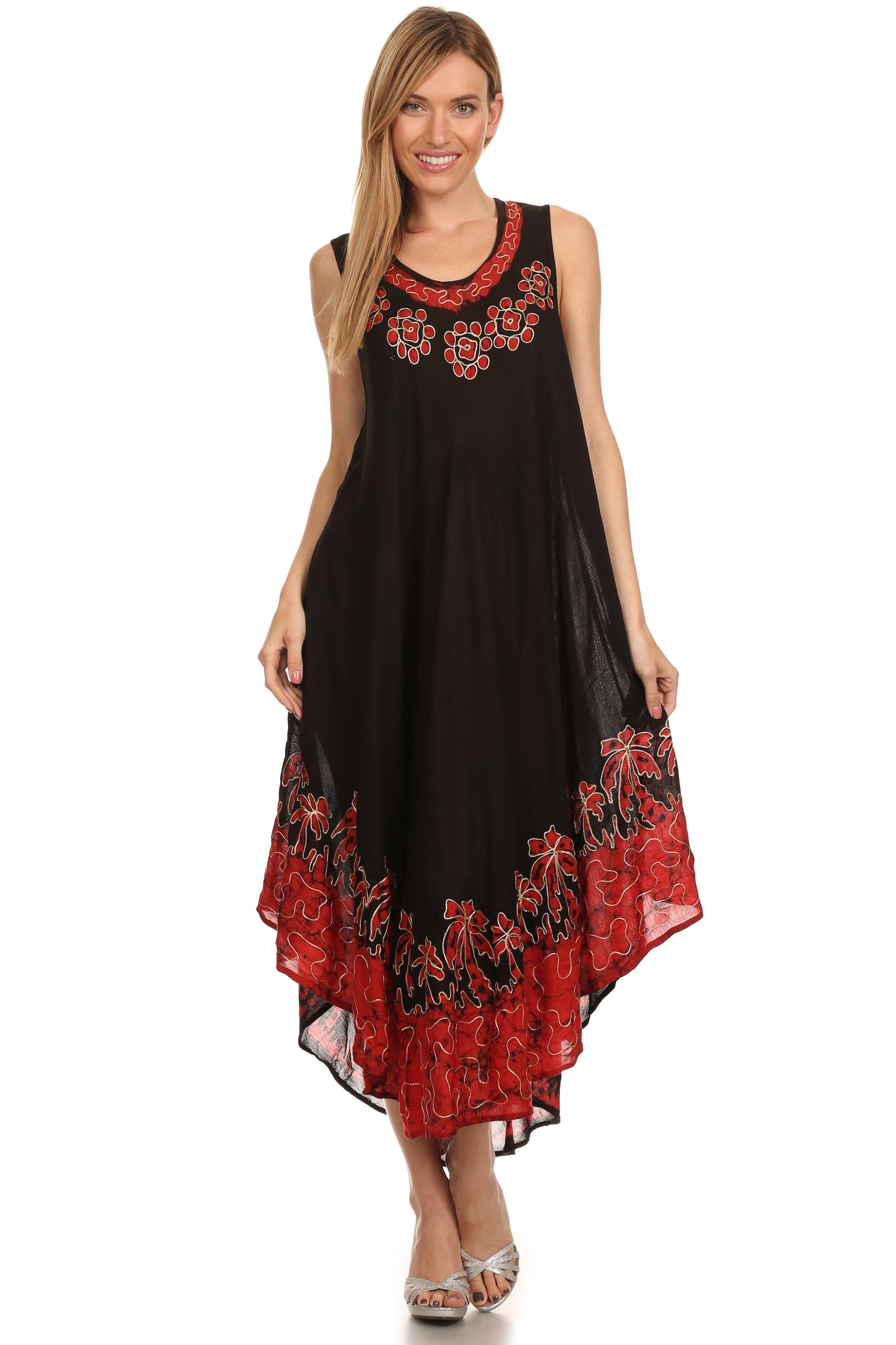Sakkas Sundari Caftan Tank Dress / Cover Up - Concordia Style Boutique