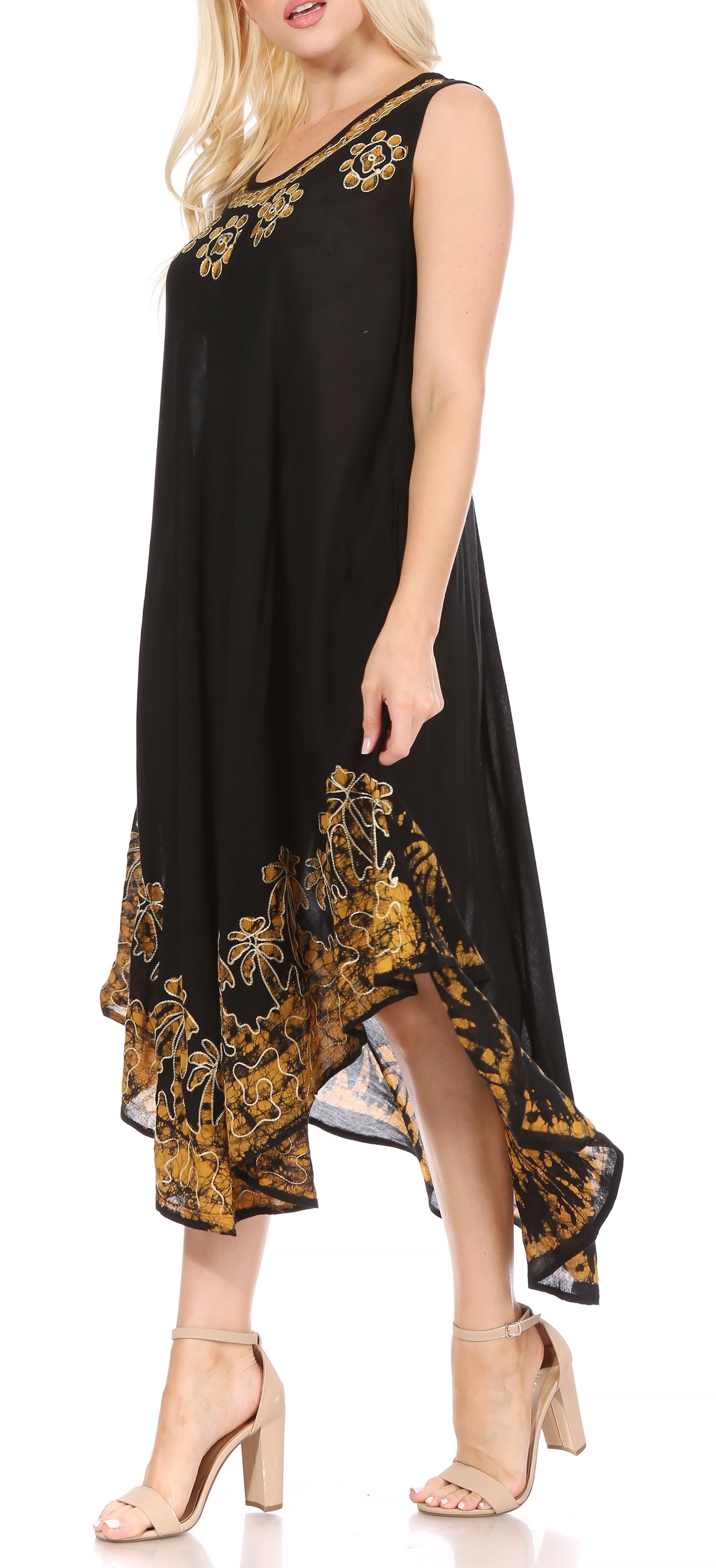 Sakkas Sundari Caftan Tank Dress / Cover Up - Concordia Style Boutique