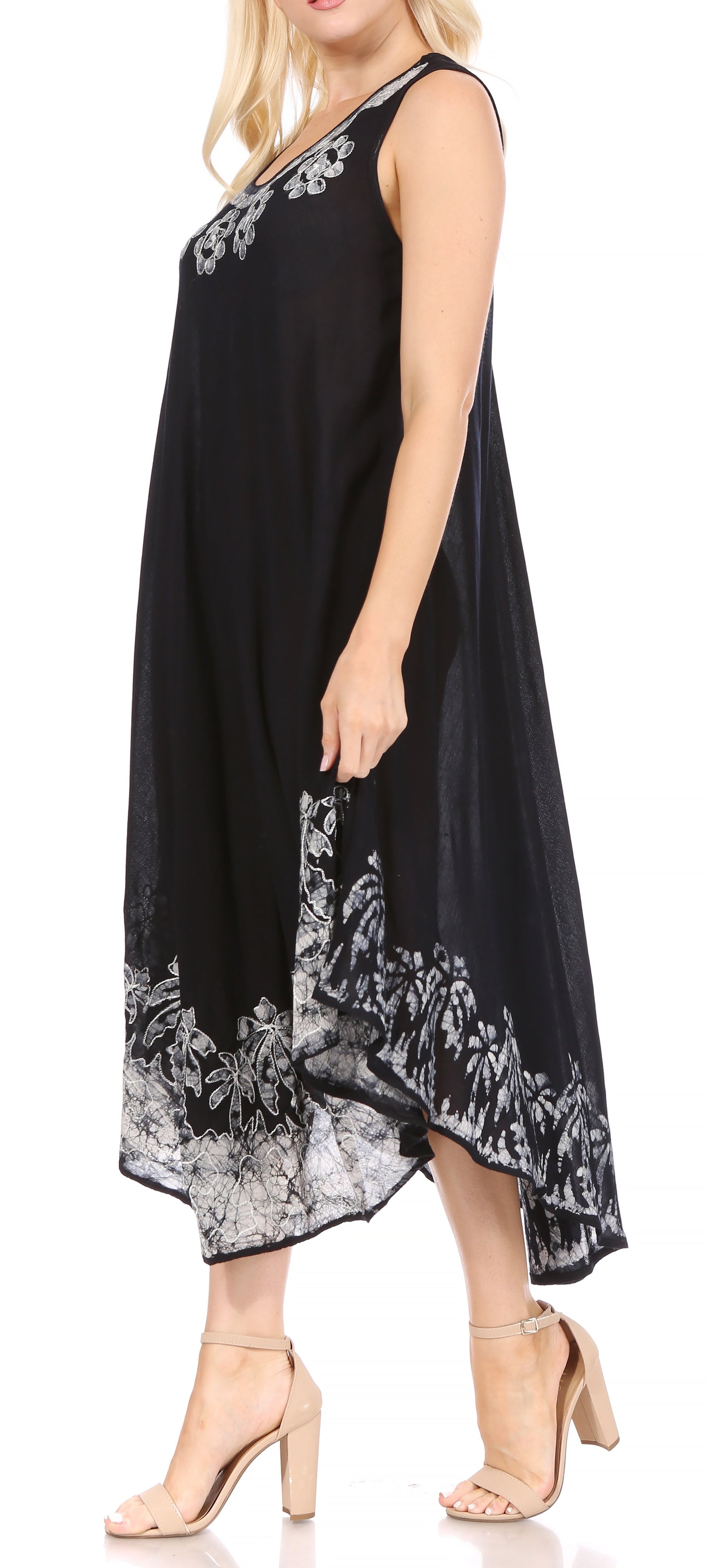 Sakkas Sundari Caftan Tank Dress / Cover Up - Concordia Style Boutique