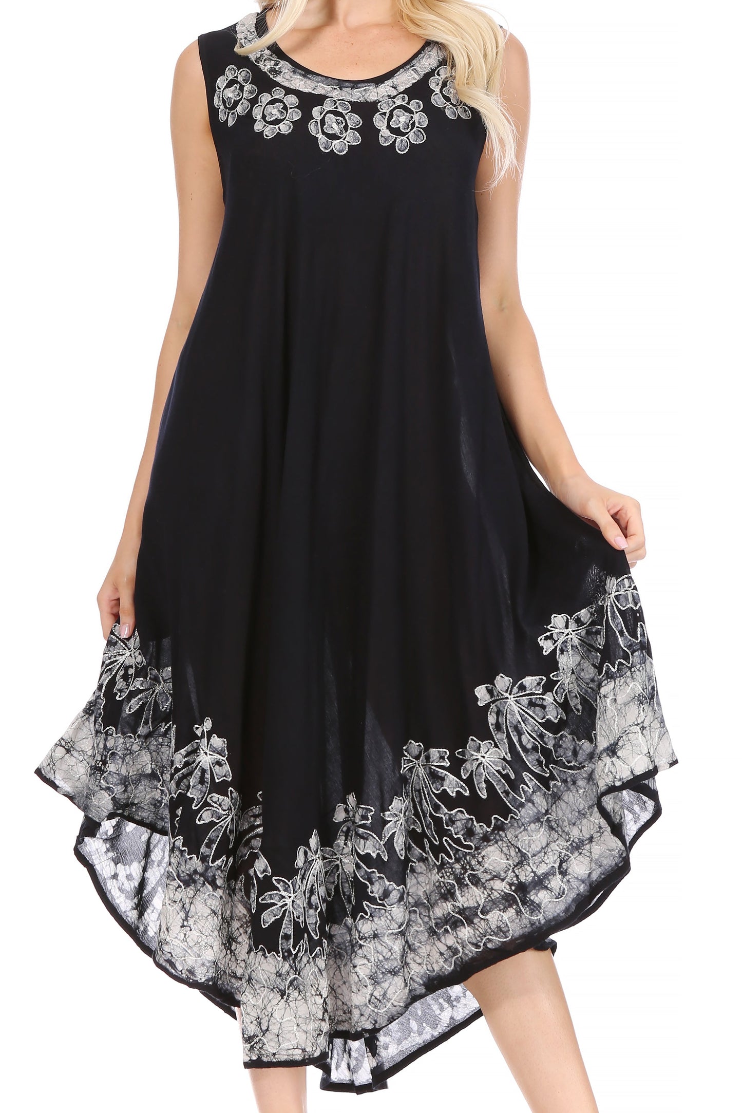 Sakkas Sundari Caftan Tank Dress / Cover Up - Concordia Style Boutique