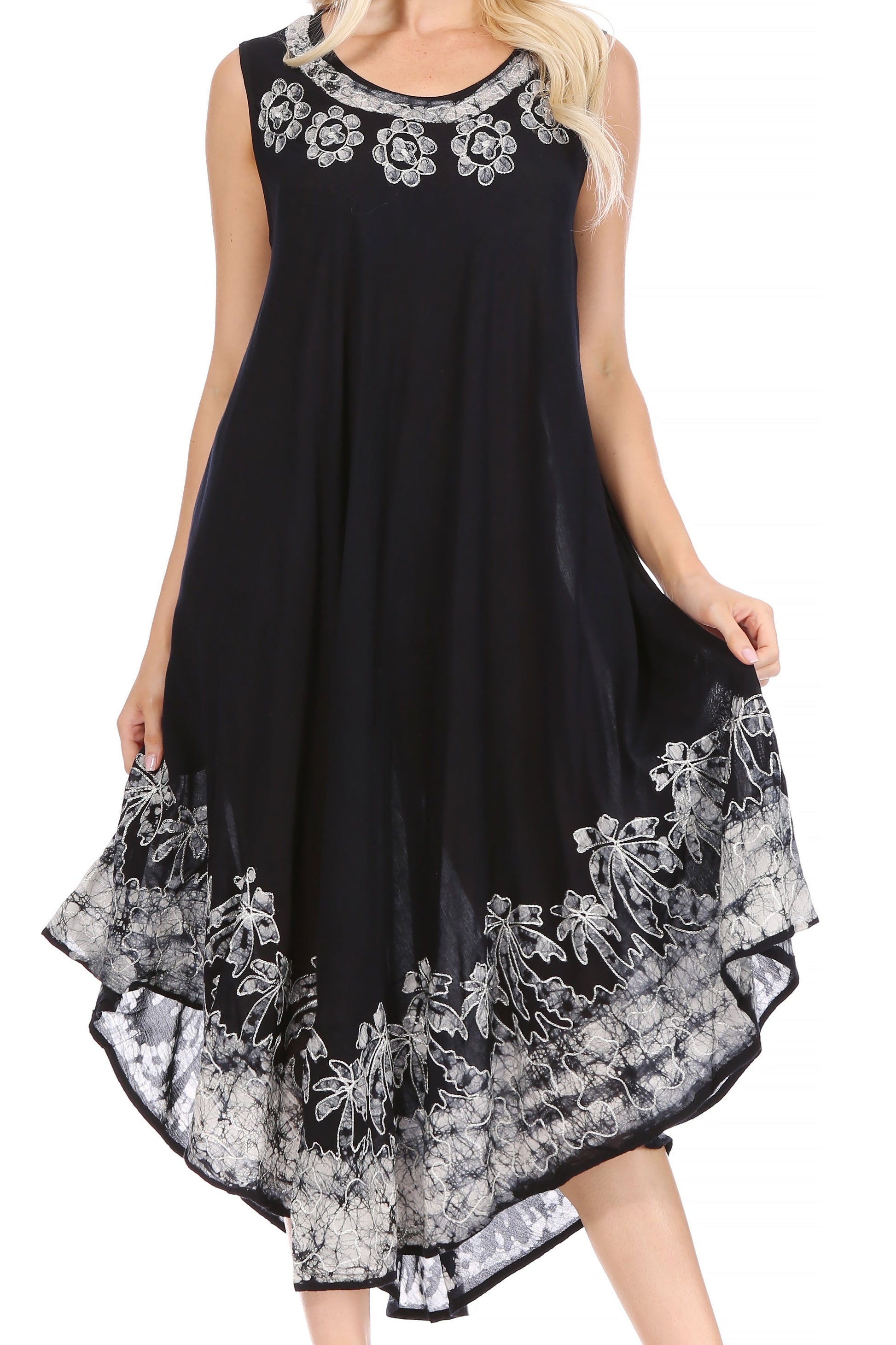 Sakkas Sundari Caftan Tank Dress / Cover Up - Concordia Style Boutique