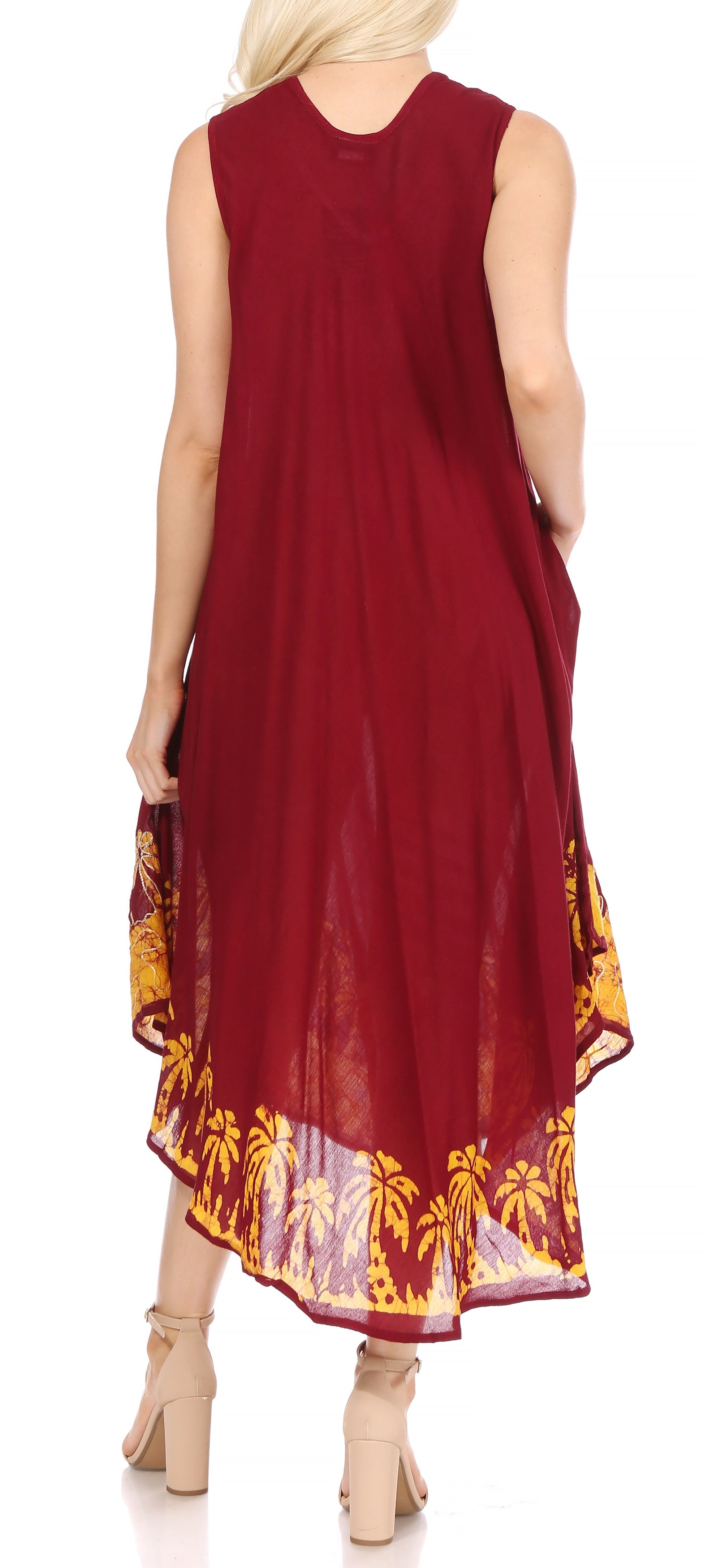 Sakkas Sundari Caftan Tank Dress / Cover Up - Concordia Style Boutique