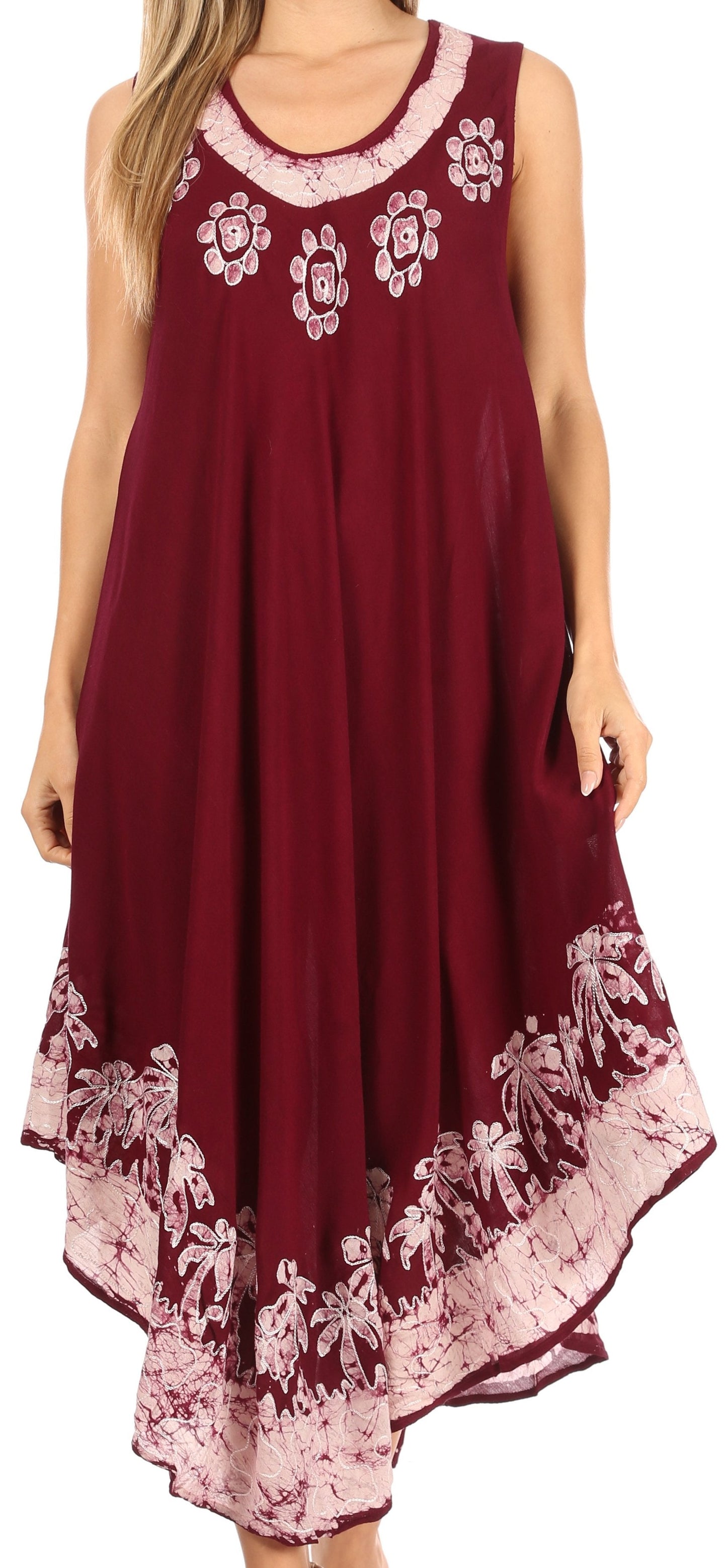 Sakkas Sundari Caftan Tank Dress / Cover Up - Concordia Style Boutique